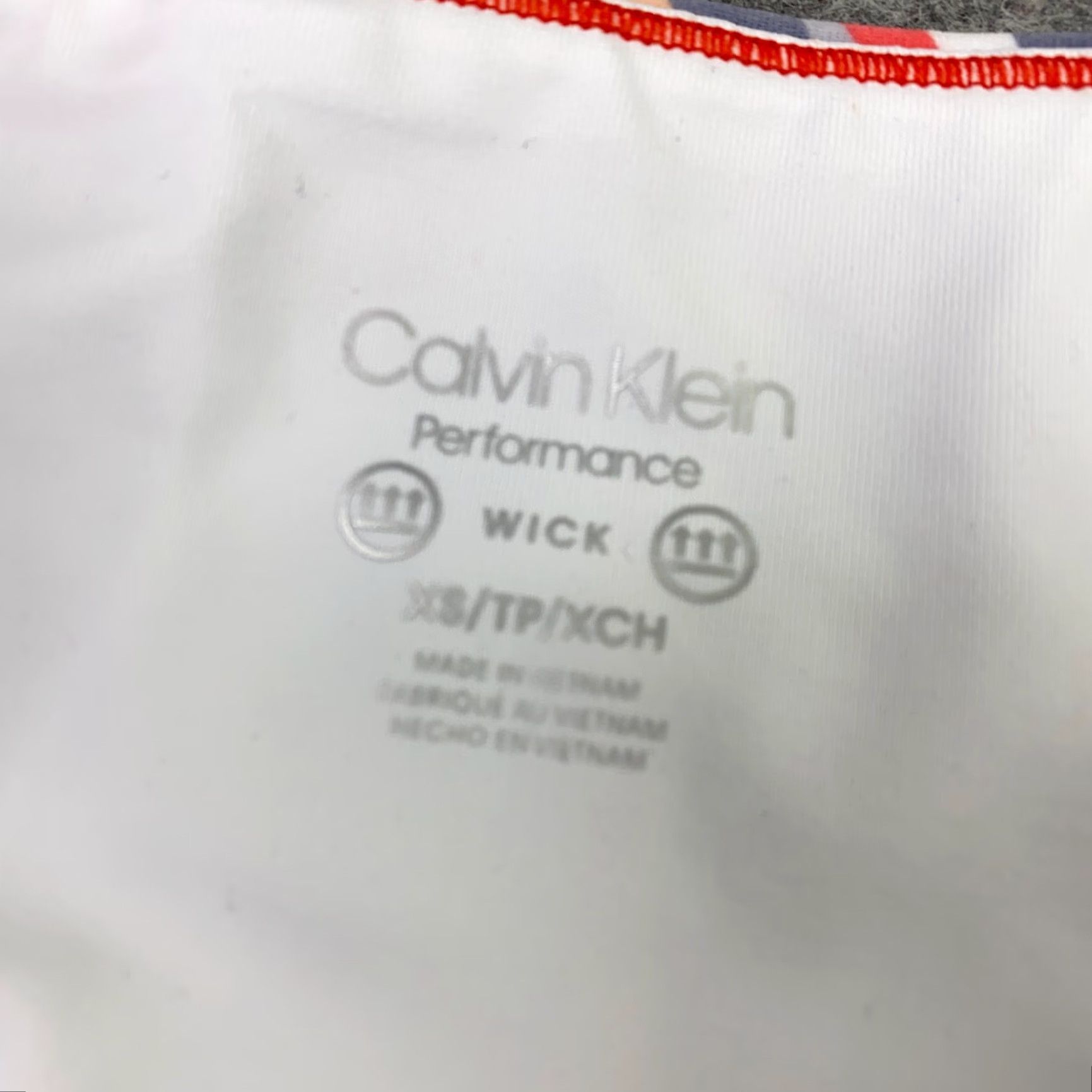 Calvin Klein Calvin Klein Leggings Womens XS Gray Floral Hi-Rise Cropped Pockets Nylon Spandex Size 26" / US 2 / IT 38 - 6 Thumbnail