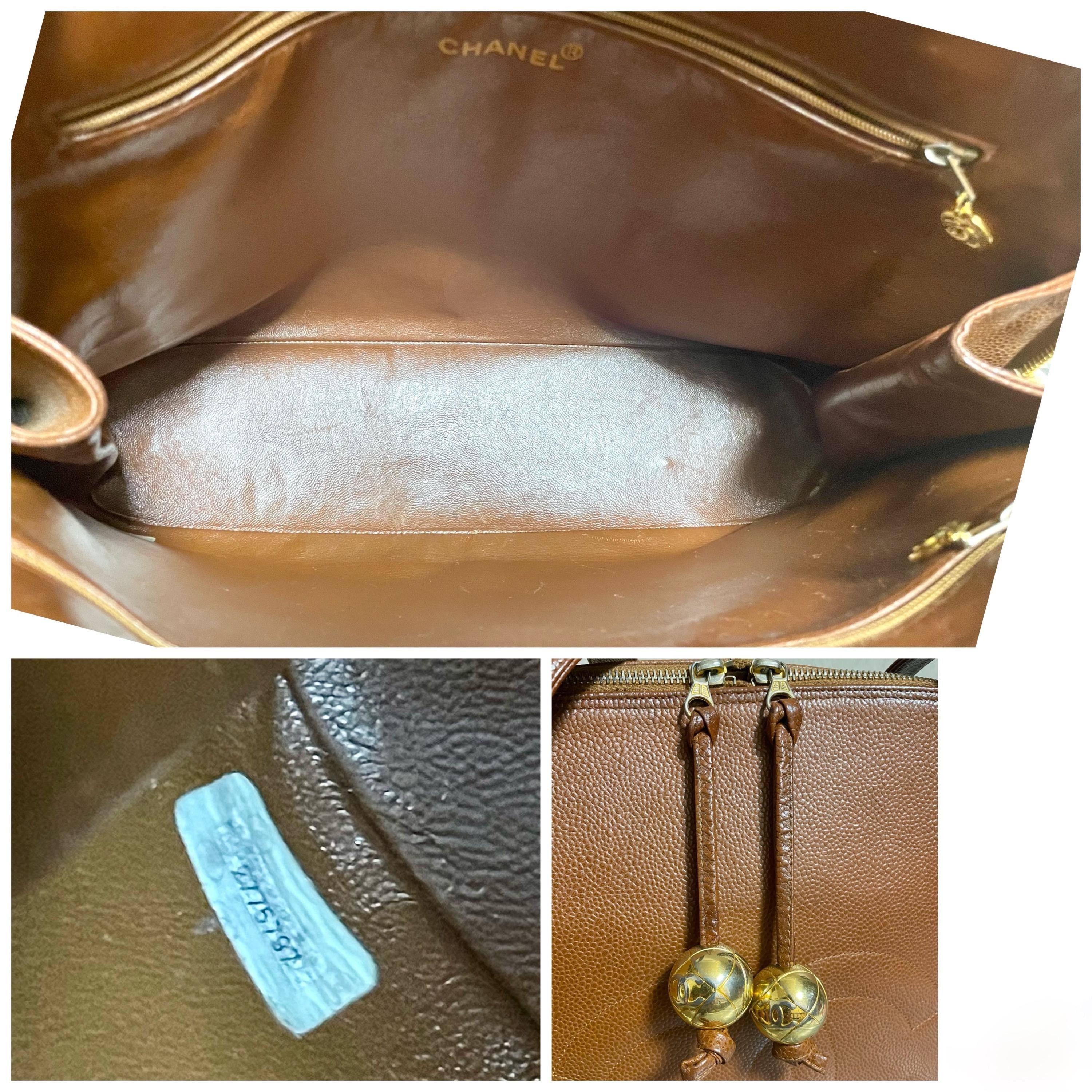 Chanel Vintage CHANEL caviar leather double zipper tote bag Size ONE SIZE - 8 Thumbnail