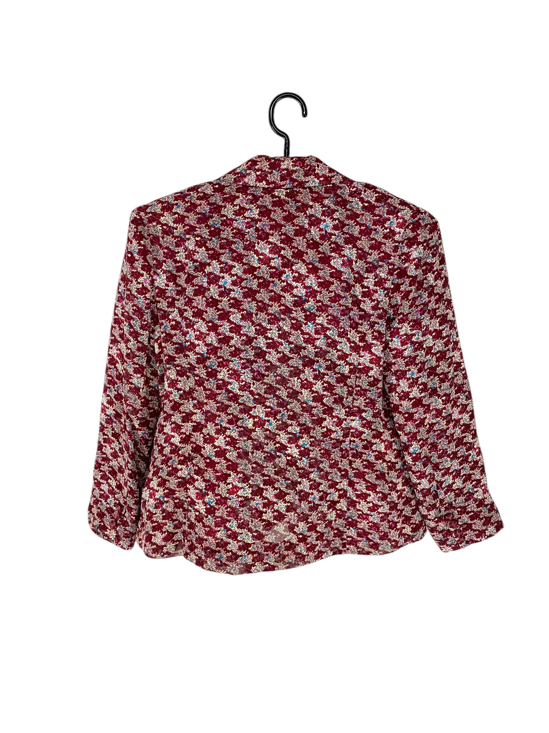 Balenciaga × Designer 2000s Balenciaga houndstooth single button jacket Size S / US 4 / IT 40 - 2 Thumbnail