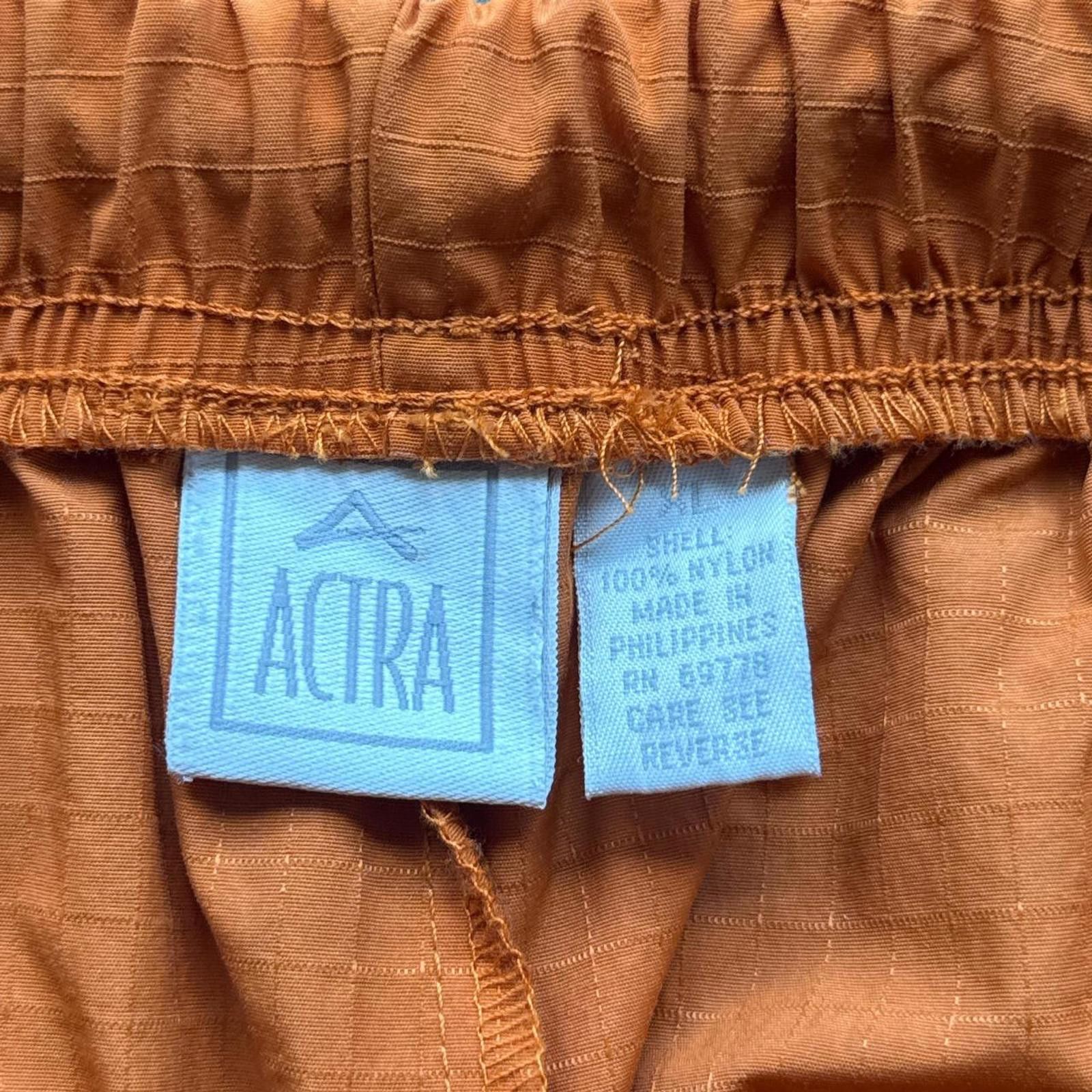 Other Actra Orange Nylon Track Pants Zippers On Leg Openings Size US 36 / EU 52 - 7 Thumbnail