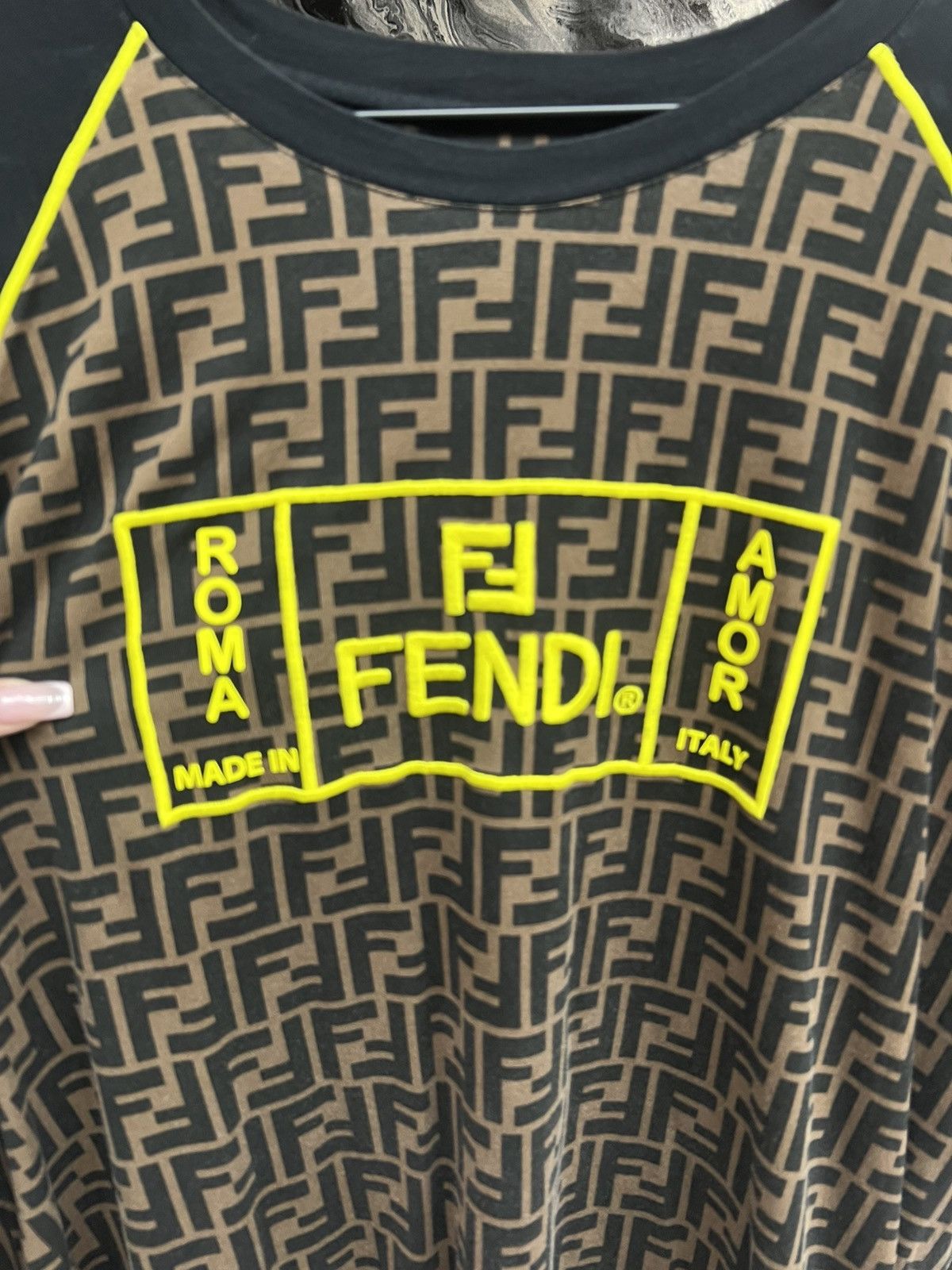 Fendi Fendi Short Sleeve Tee Size US XXL / EU 58 / 5 - 4 Thumbnail