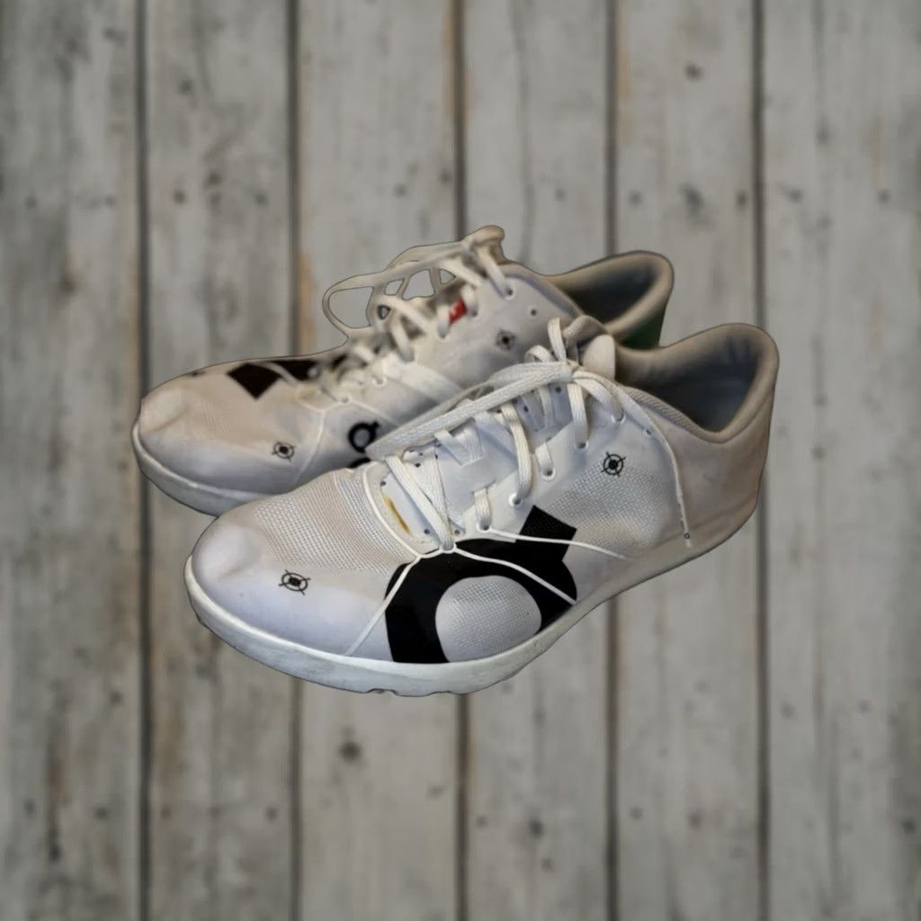 Vintage On Cloudspike 10000m 2 Undyed White Mint Green Distance Track Spikes Mens 7 Size US 7 / EU 40 - 1 Thumbnail