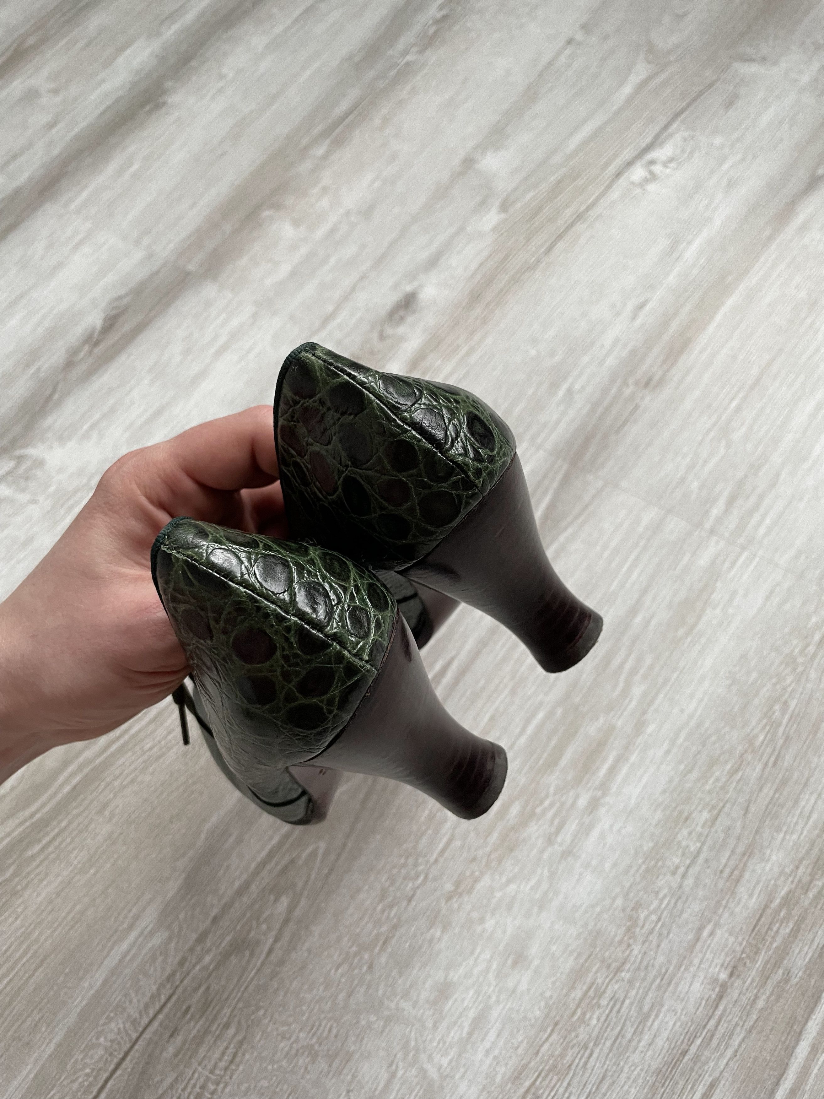 Vintage Chie Mihara Depoi in Emerald Green Size US 8.5 / IT 38.5 - 7 Thumbnail