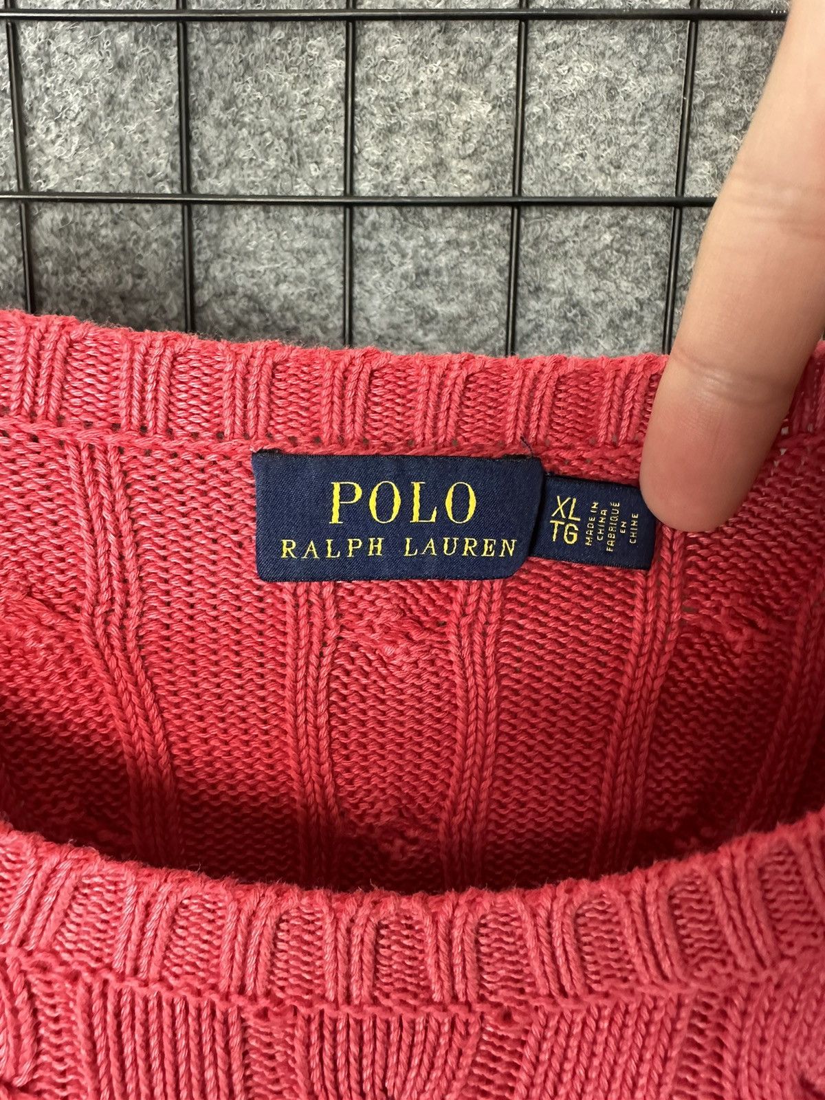 Ralph Lauren Polo Ralph Lauren Cable Knit Cotton Sweater Size XL Size XL / US 12-14 / IT 48-50 - 3 Thumbnail
