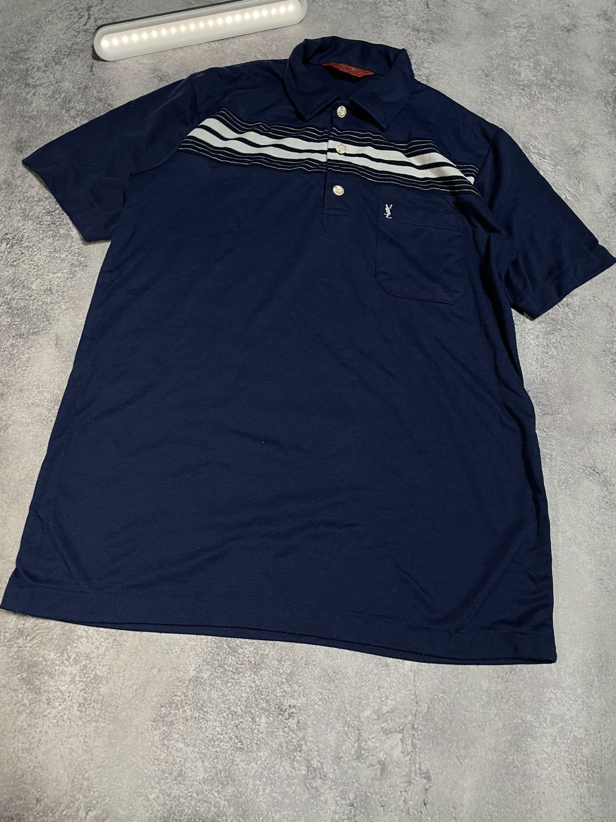 Other Vintage 80s Yves Saint Laurent YSL Sports Polo Shirt Size US XL / EU 56 / 4 - 9 Thumbnail