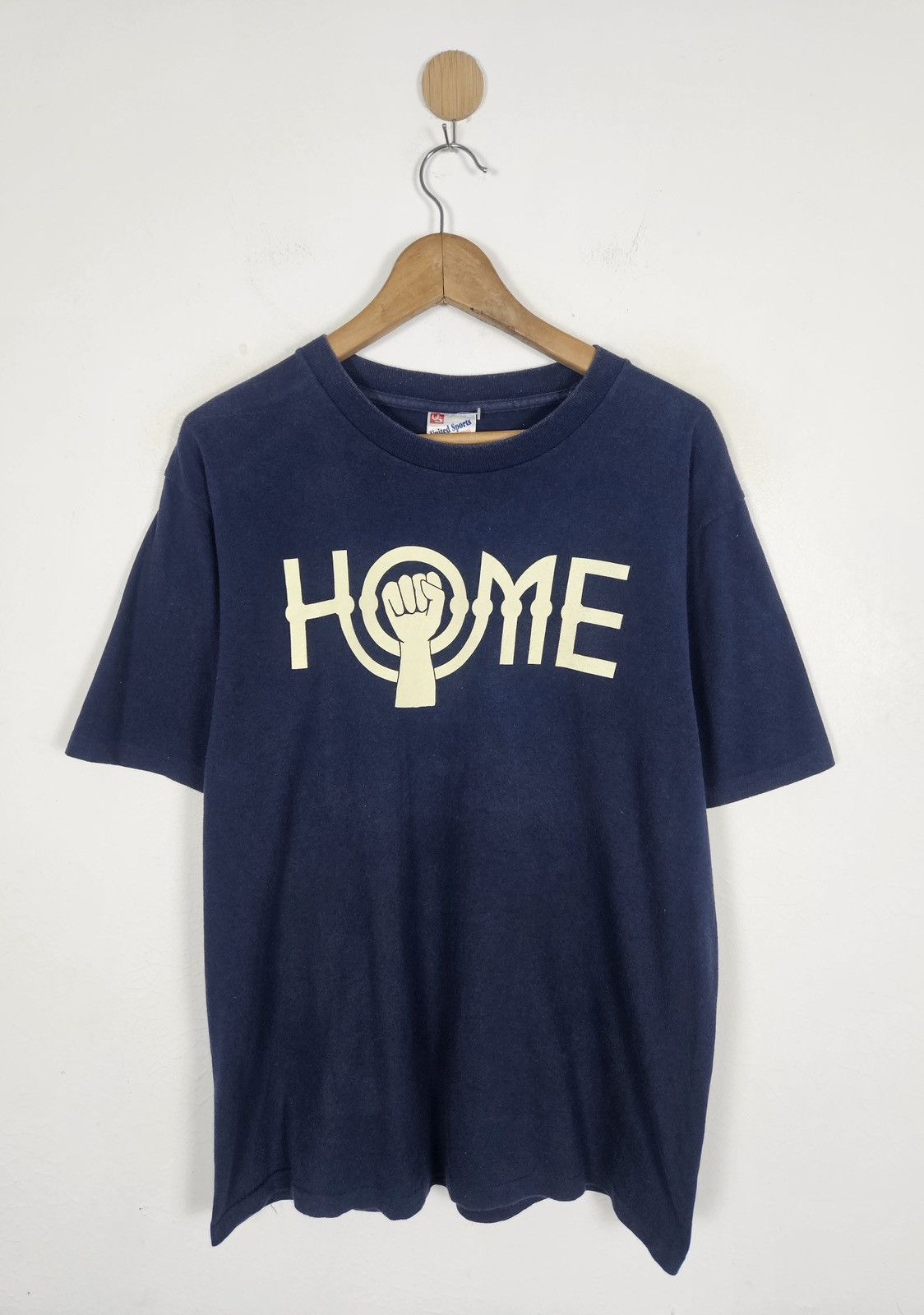 Vintage Vintage 90s HOME as worn by John Lennon tee Size US L / EU 52-54 / 3 - 2 Thumbnail
