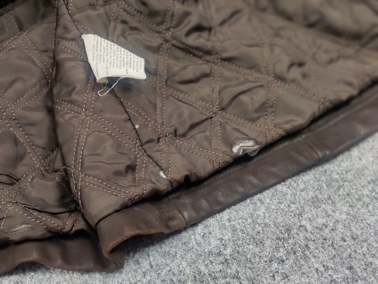 Timberland Vintage Weathergear Type I pocket Leather Jacket