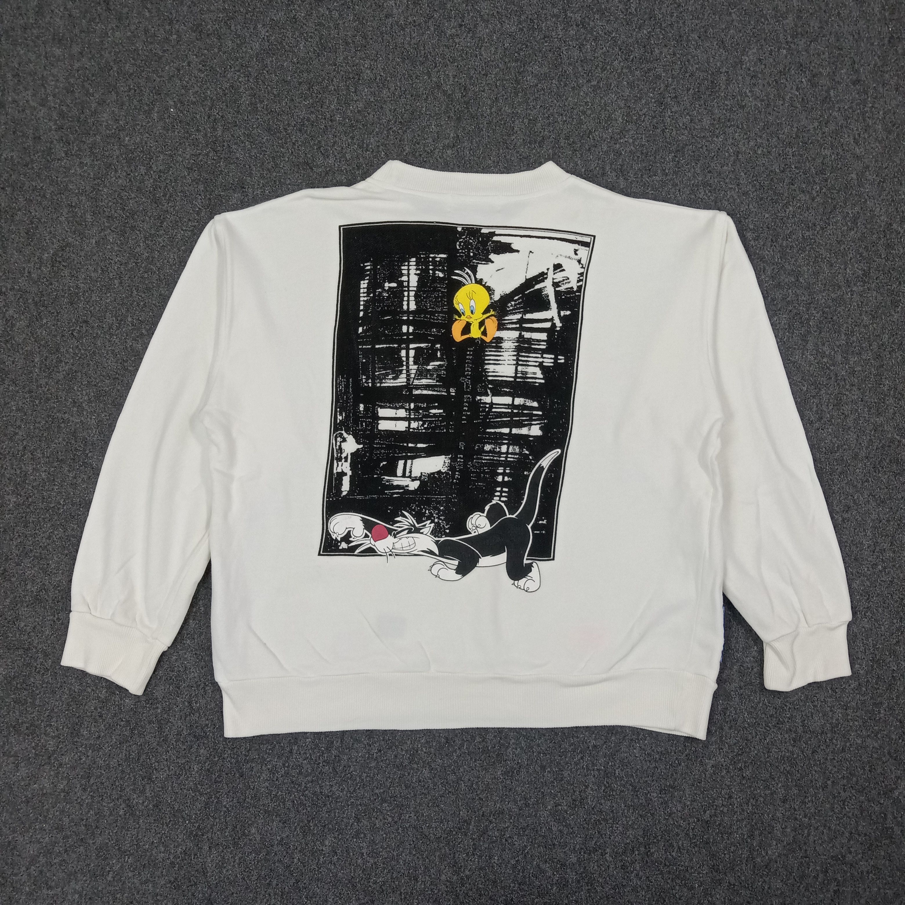 Warner Bros Warner Bros Looney Tunes Cartoon Sweatshirt C268N1 Size US L / EU 52-54 / 3 - 1 Thumbnail
