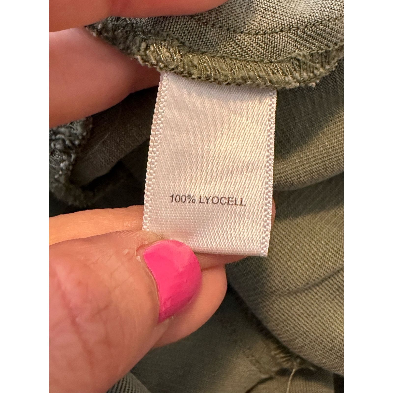 Loft Loft green cargo jogger casual pants size 4P Size 32" / US 10 / IT 46 - 4 Thumbnail