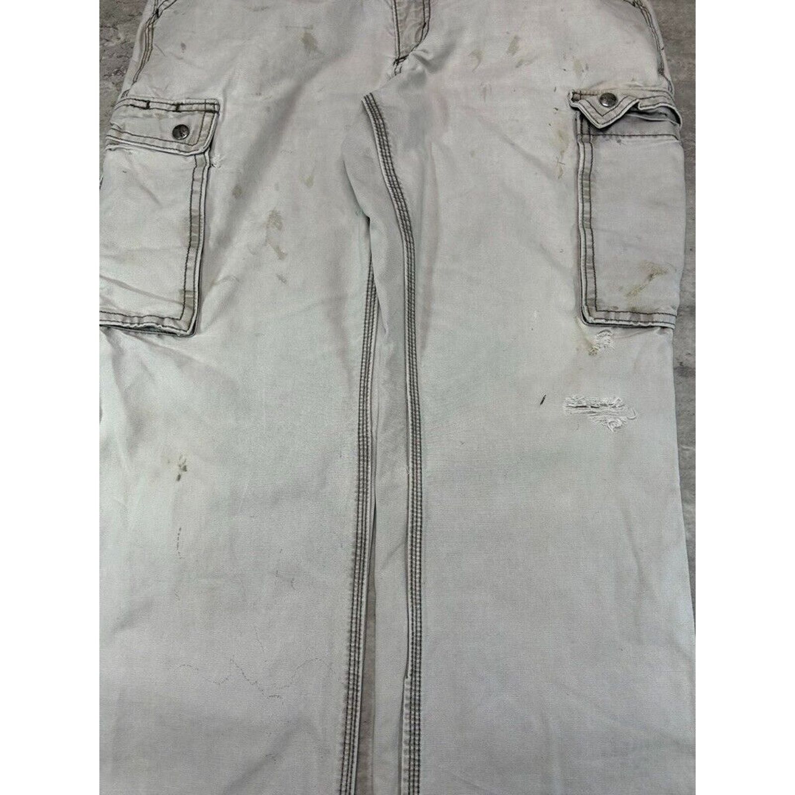 Carhartt Carhartt Relaxed Fit Canvas Workwear Cargo Pants Size 35 Size US 35 - 5 Thumbnail
