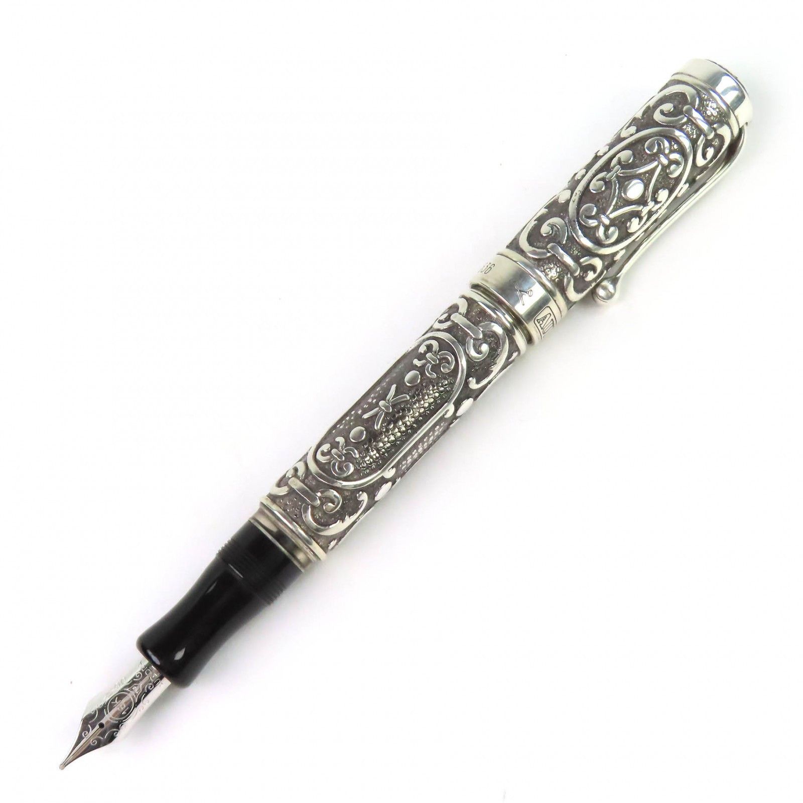 Other Other Aurora Benvenuto Cellini 925 Fountain Pen Limited Edition Precious Metal Pen DUTY FREE for USA Size ONE SIZE - 1 Thumbnail