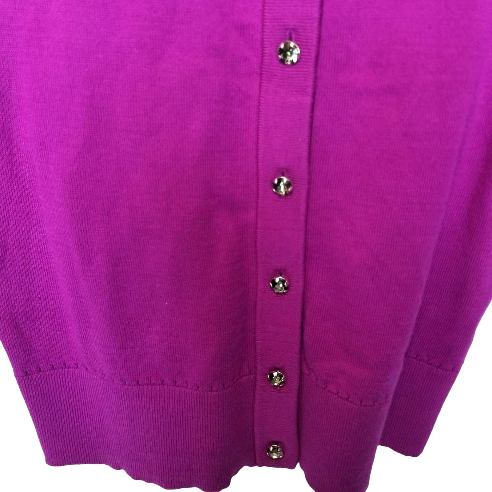 Kate Spade Kate Spade Leni Silk Cashmere Cardigan Sweater Floral Beaded Size XS / US 0-2 / IT 36-38 - 3 Thumbnail
