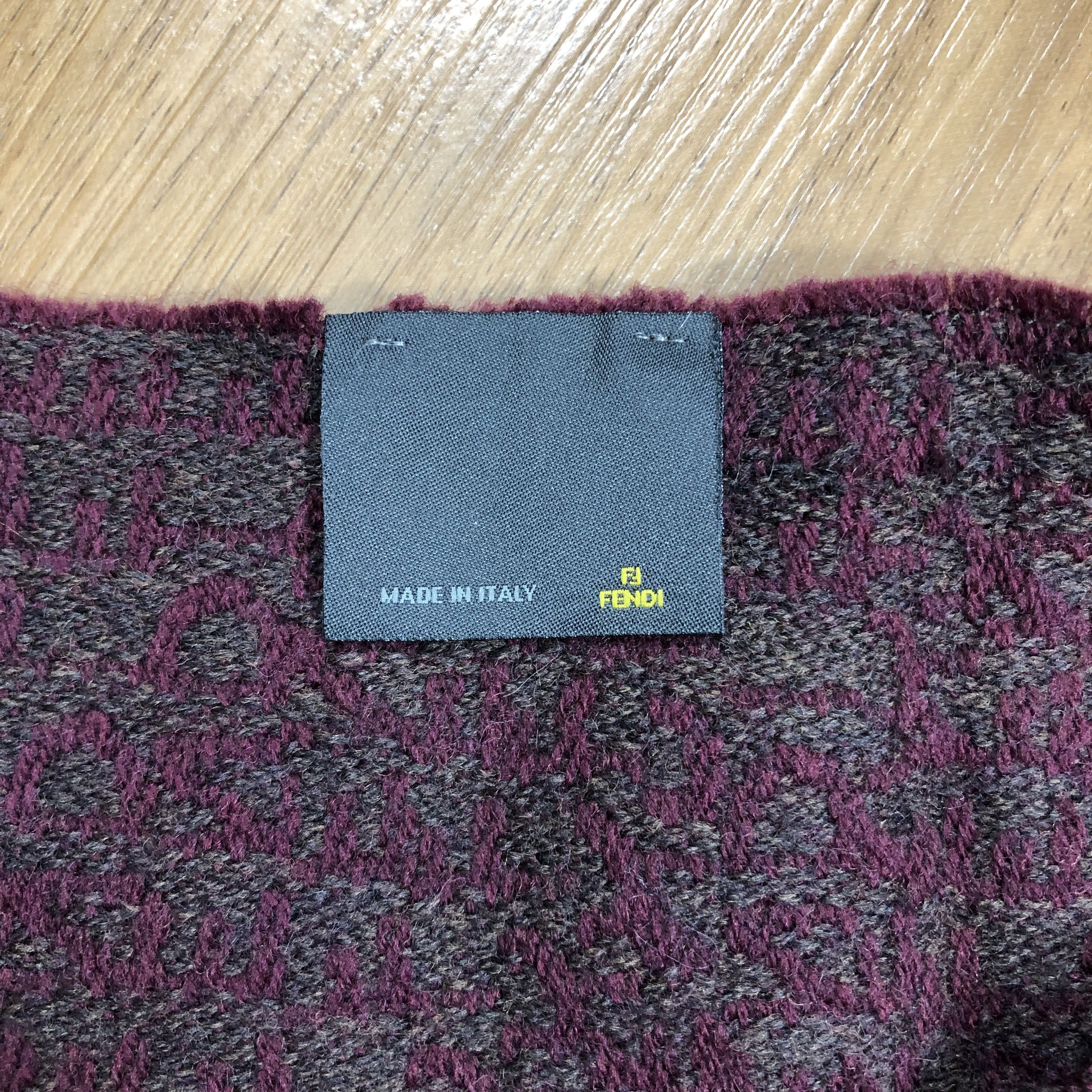 Fendi × Vintage Vintage Fendi Scarf Muffler MF123 Size ONE SIZE - 4 Thumbnail