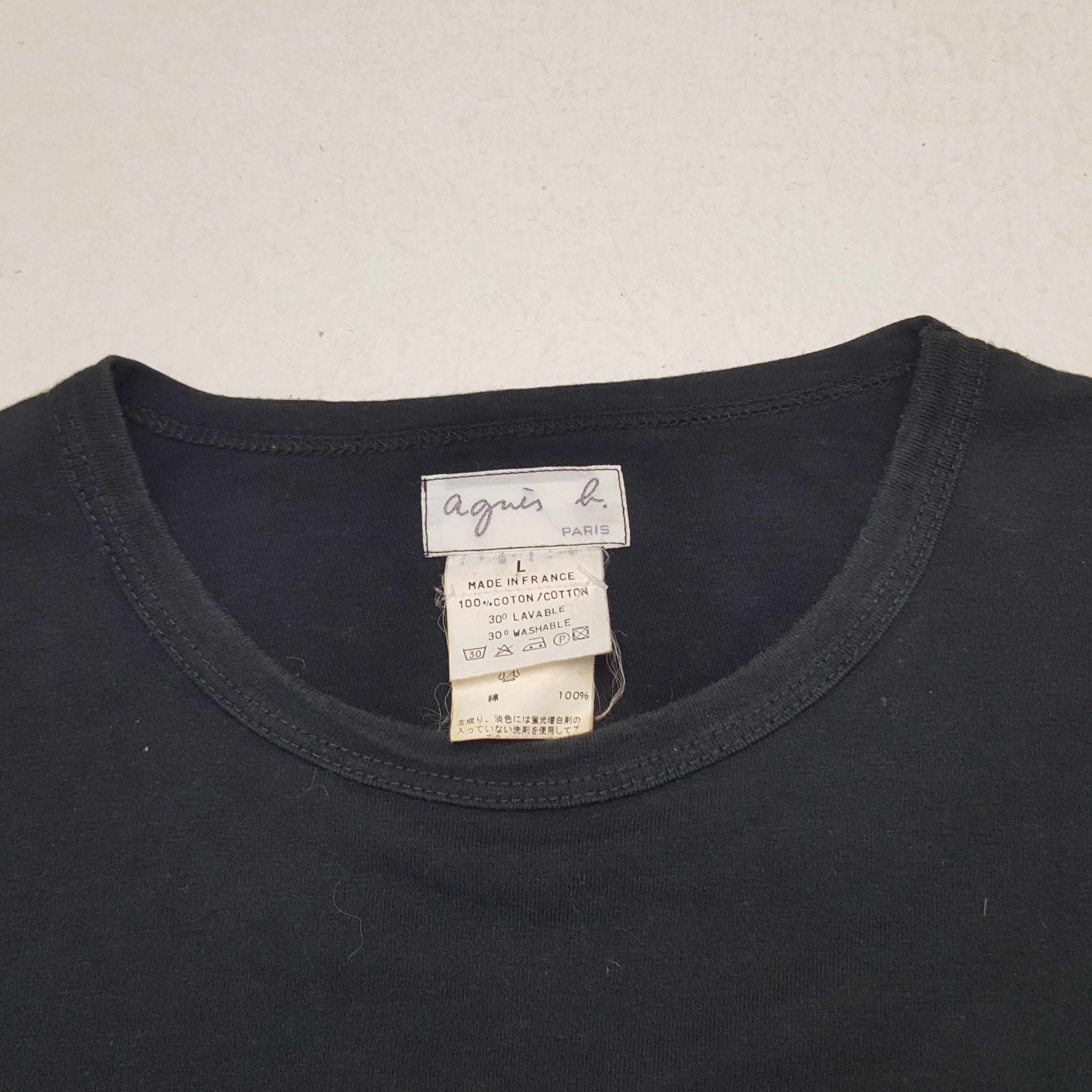 Vintage × agnes b. Vintage Agnes b Big Logo Tshirt Size US M / EU 48-50 / 2 - 4 Thumbnail