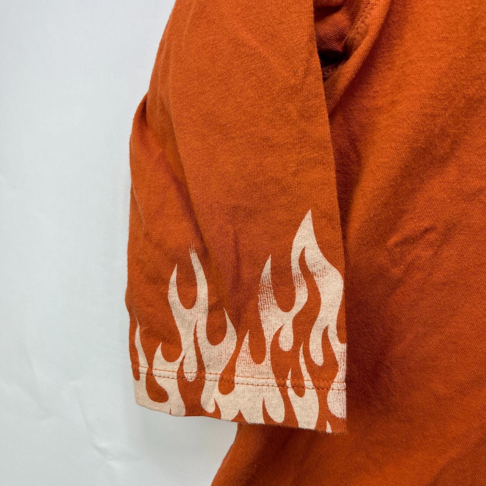 Harley Davidson Vintage Y2K Harley-Davidson Flames T-Shirt Womens Medium Size M / US 6-8 / IT 42-44 - 4 Thumbnail