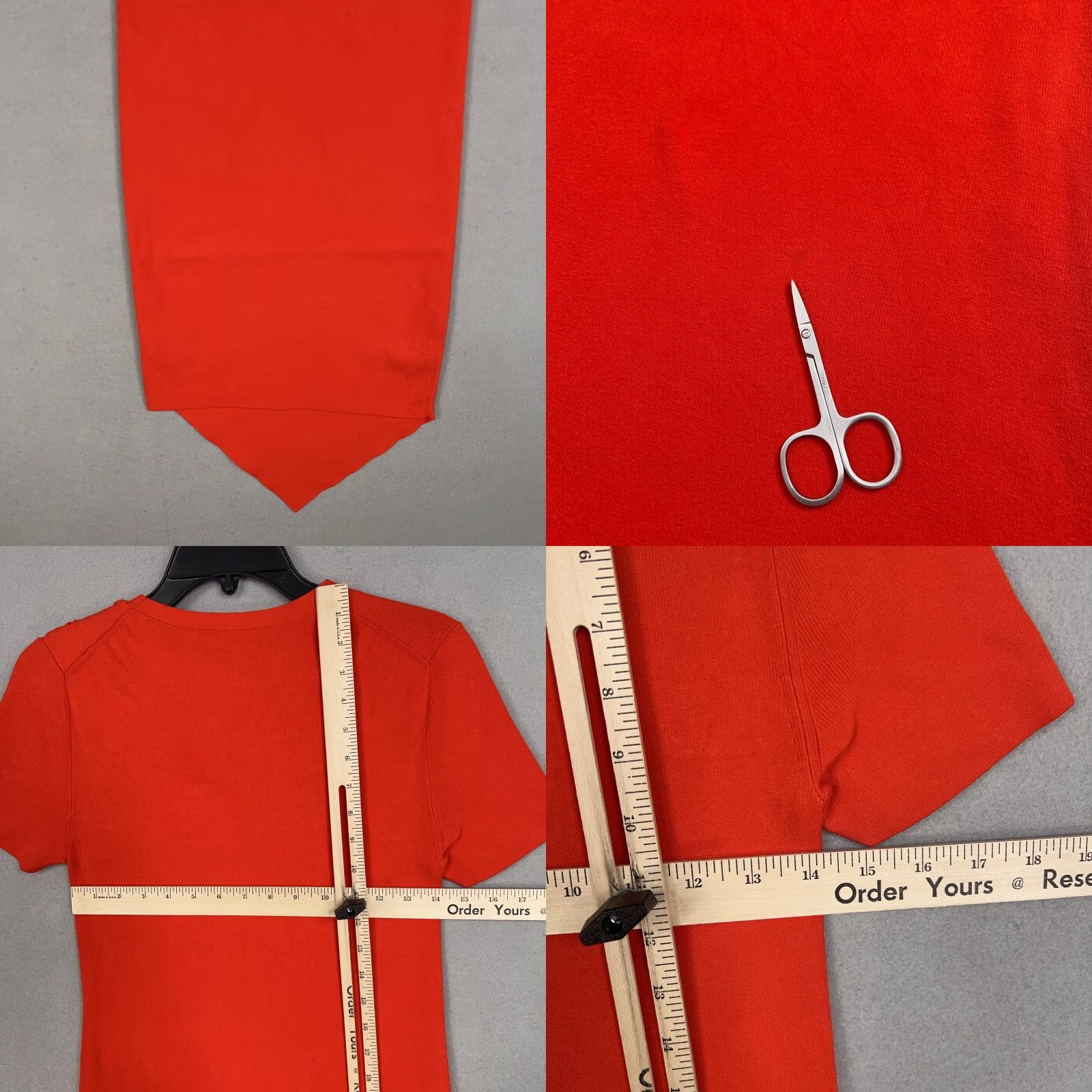 Helmut Lang HELMUT LANG Dress Womens XS Red Asymmetrical Hem Midi Cocktail Party Minimal T-Shirt Dress Women Womens XS Red Capsule Holiday Mens Womens Size XS / US 0-2 / IT 36-38 - 8 Thumbnail