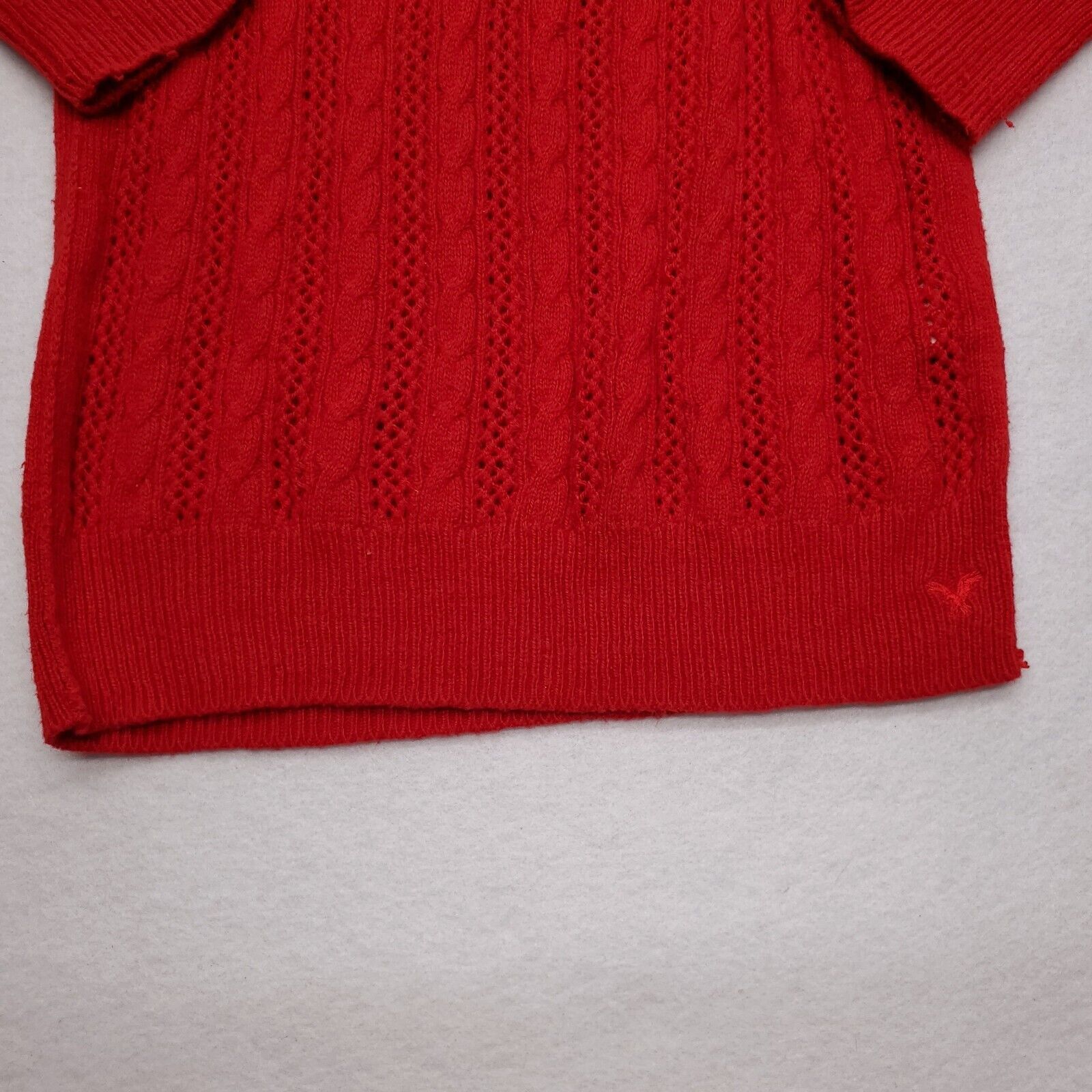 American Eagle Outfitters American Eagle Pullover Cotton Sweater Womens Size S Red Size S / US 4 / IT 40 - 6 Thumbnail
