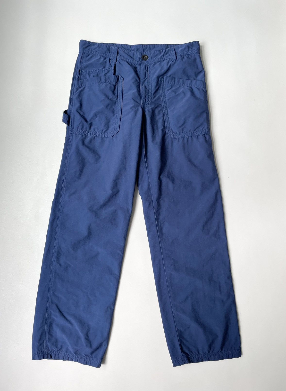 Comme des Garcons × Dover Street Market Blue Nylon Utility Trousers Size US 36 / EU 52 - 15 Thumbnail