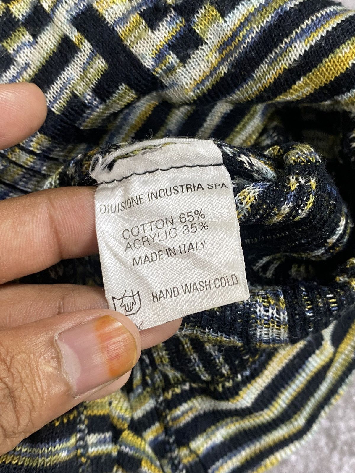 Fendi × Vintage Vintage Fendi mare monogram knitt longsleeve Size US M / EU 48-50 / 2 - 9 Thumbnail
