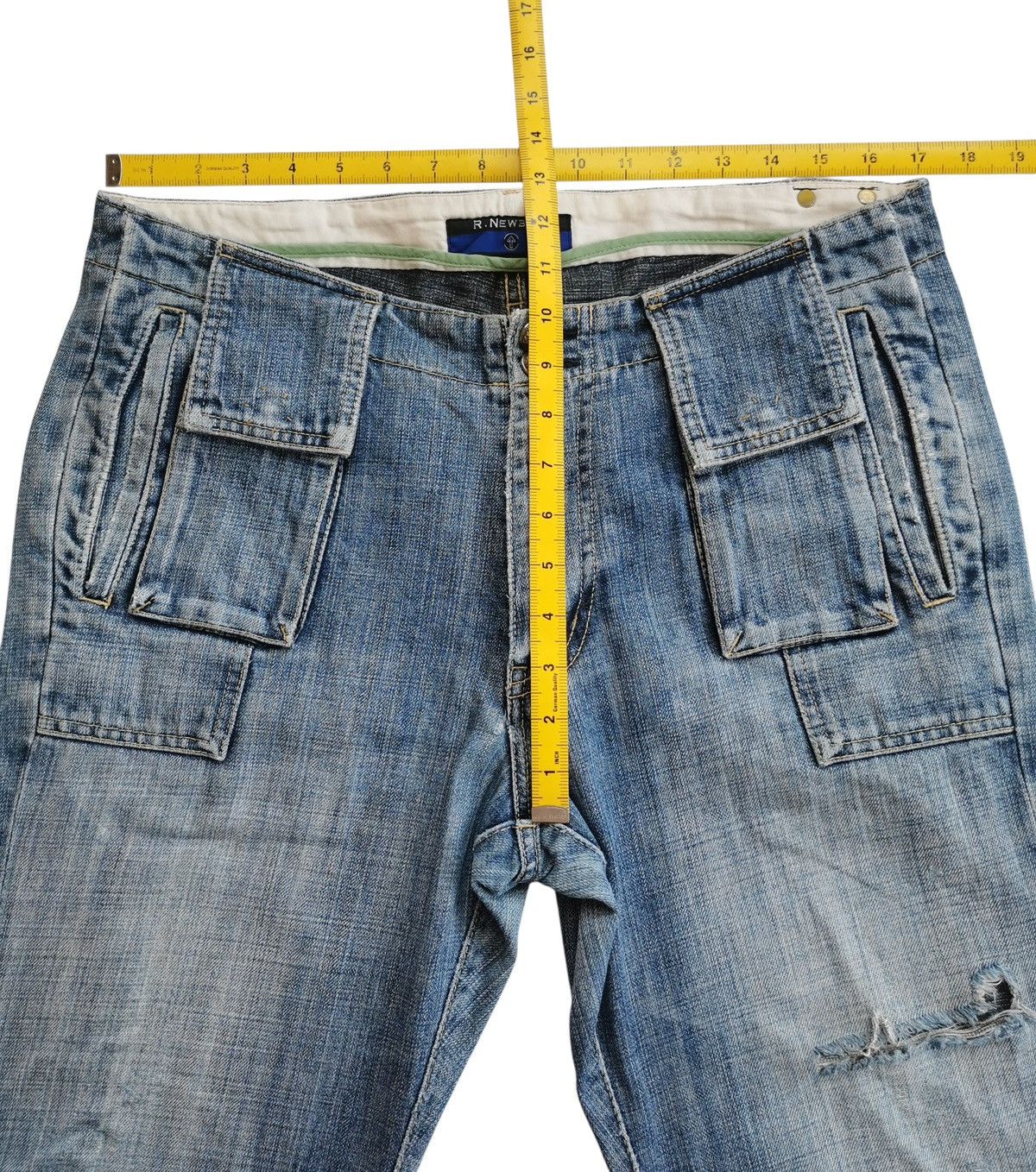 R.Newbold Vintage R Newbold Distressed Cargo Pants Size US 34 / EU 50 - 12 Thumbnail
