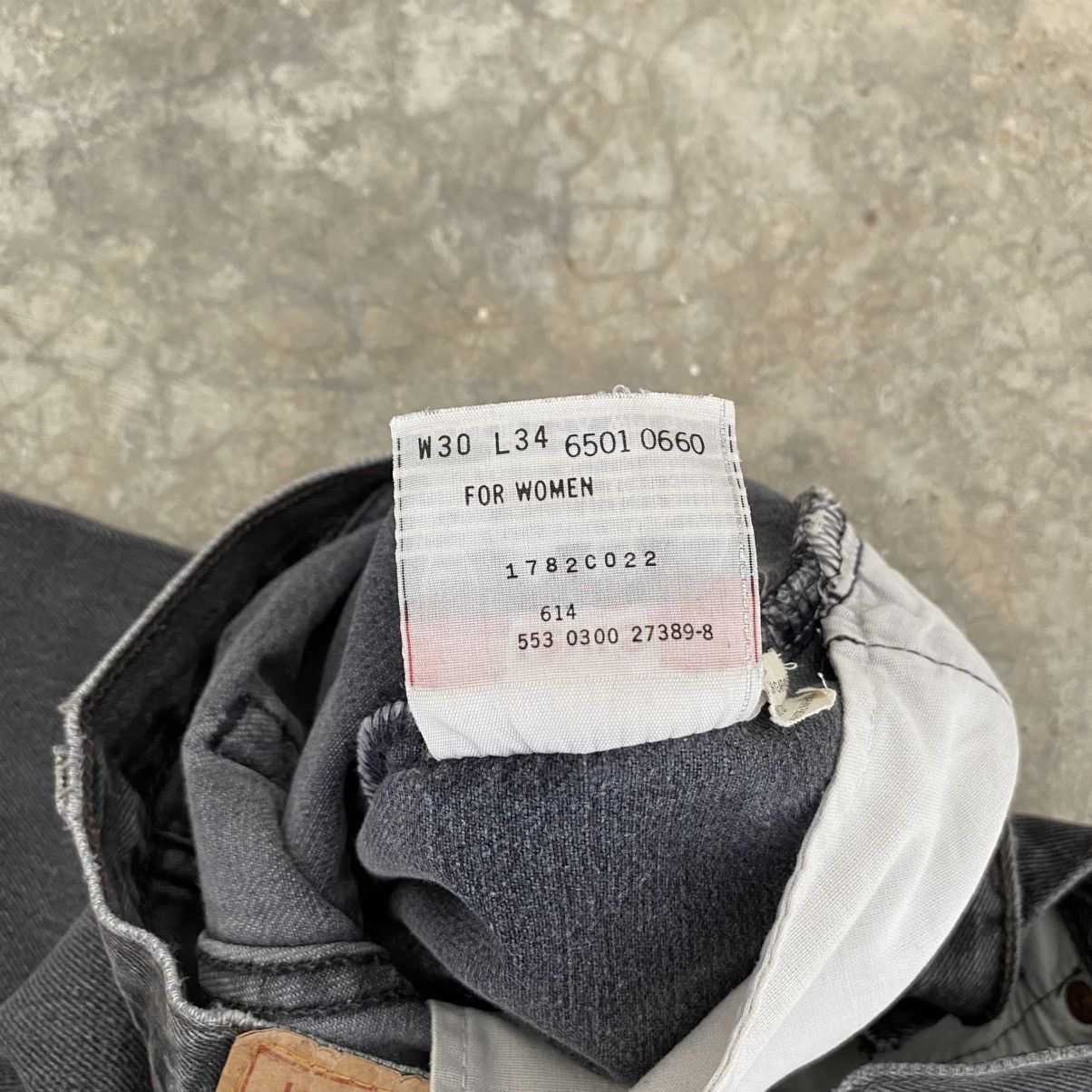 Levi's Vintage Late 90’s Levis 501 Faded Black Denim Jeans Size US 29 - 15 Thumbnail