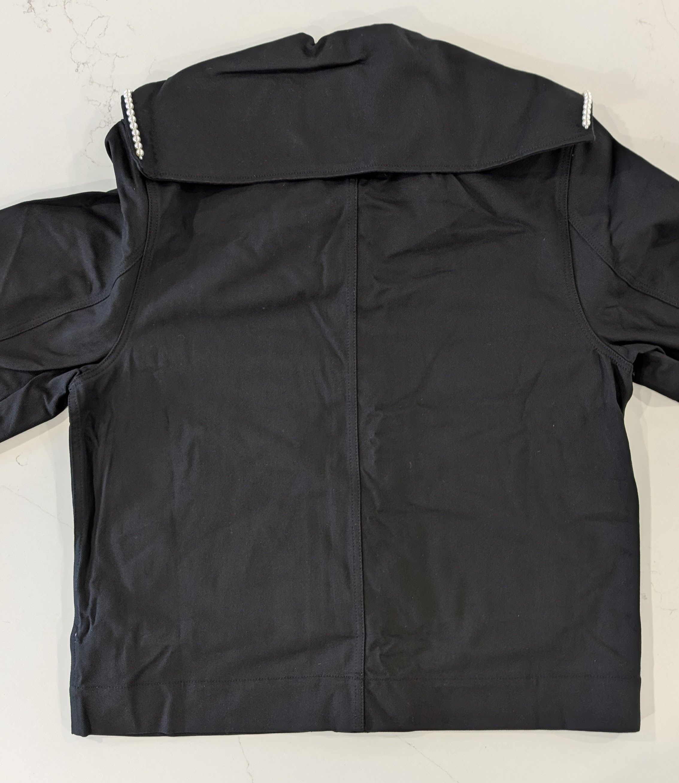 Simone Rocha Simone Rocha Mens Beaded Sailor Collar Workwear Jacket XL Size US XL / EU 56 / 4 - 2 Thumbnail