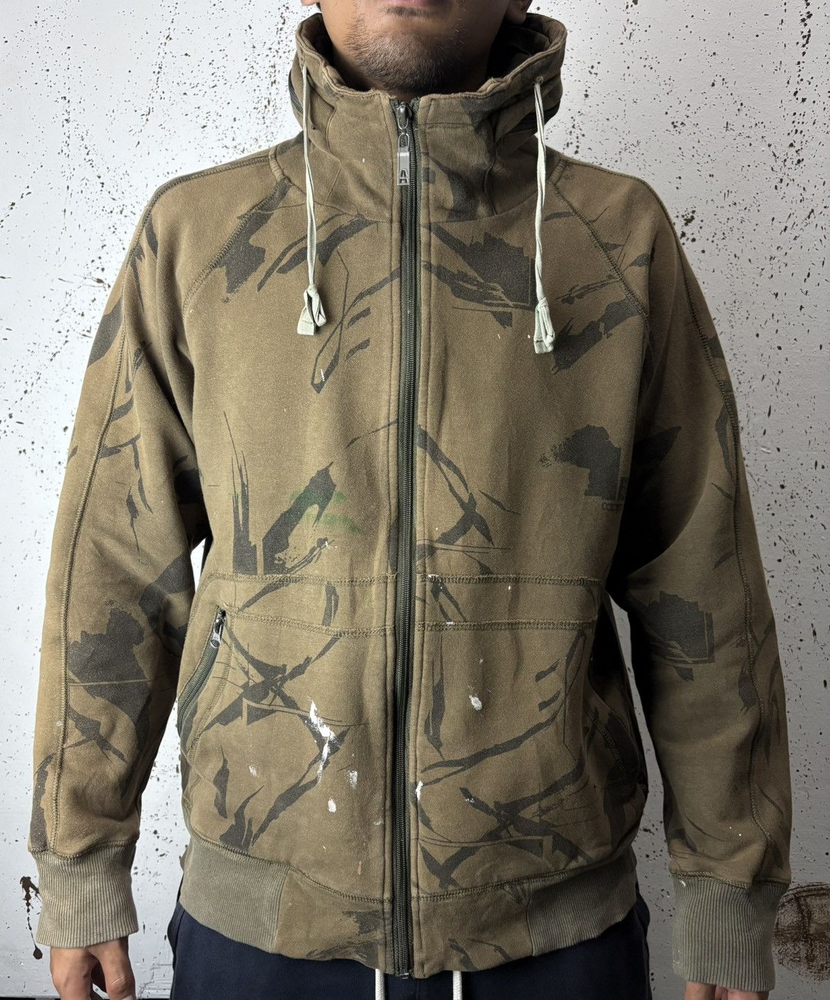 ADDICT Addict Clothing Military Camouflage Khaki Green Keep Hoodie Size US L / EU 52-54 / 3 - 2 Thumbnail