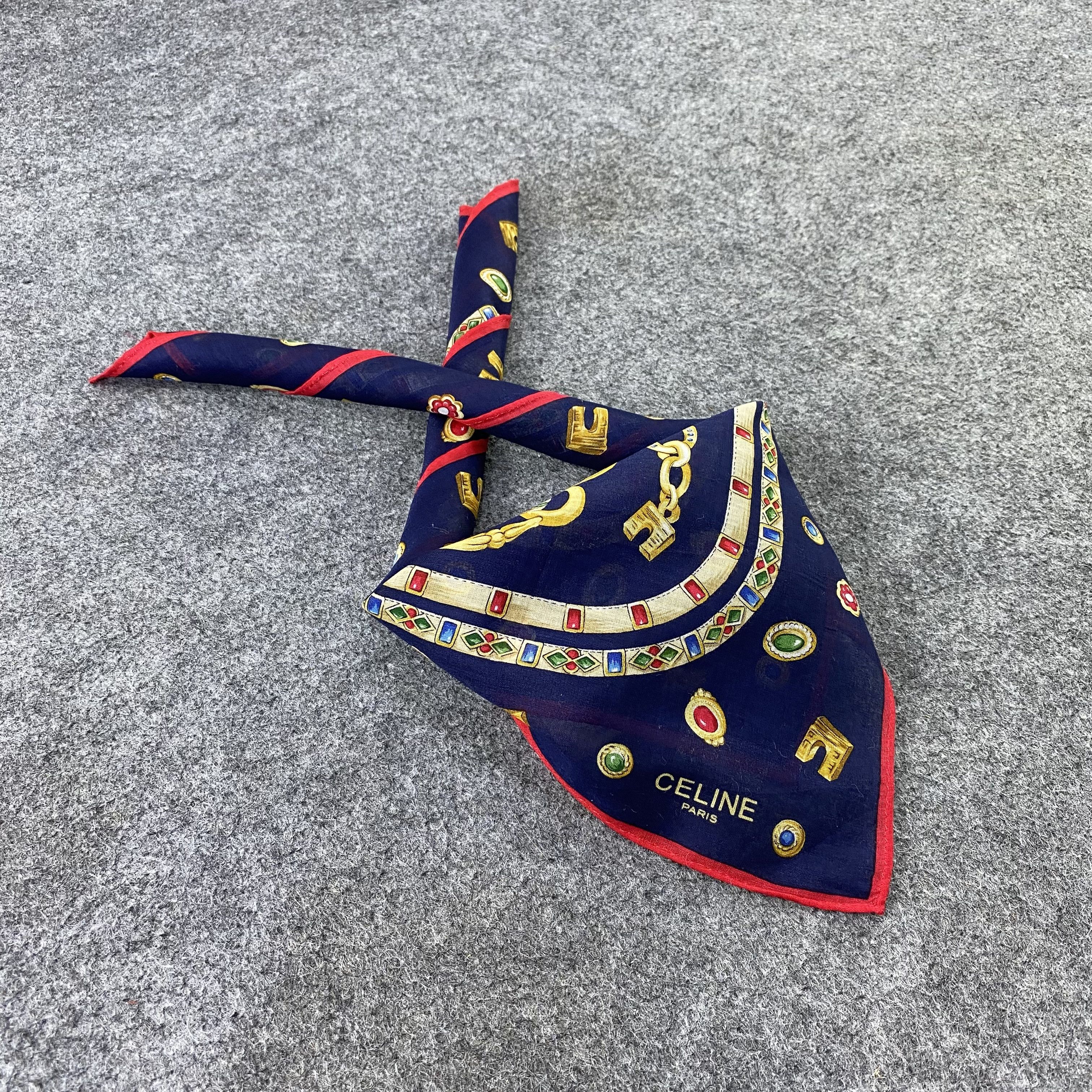 Celine Celine Handkerchief / Bandana / Neckerchief-B1209 Size ONE SIZE - 1 Thumbnail