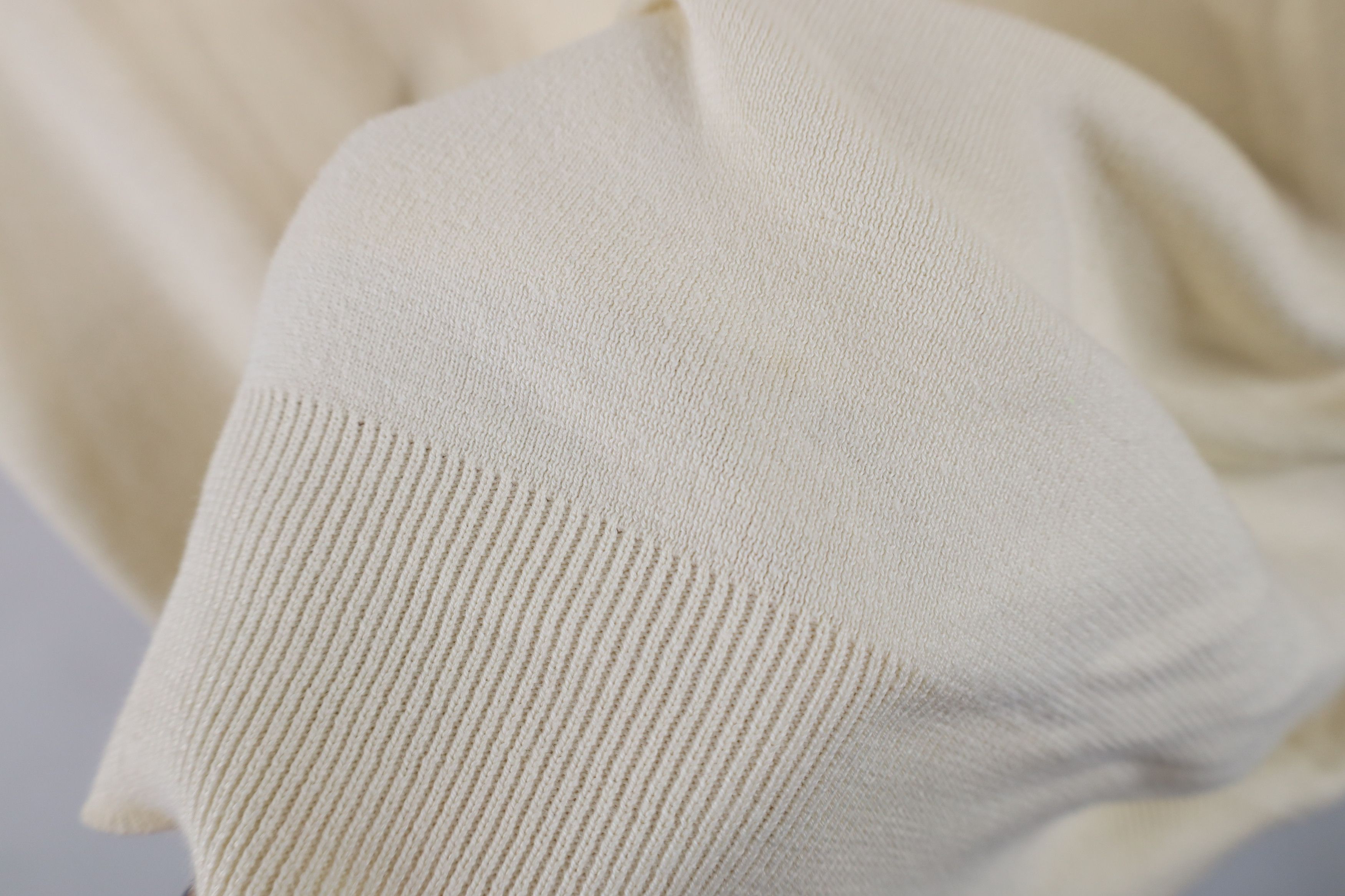 Ralph Lauren Vintage Ralph Lauren Cotton Ribbed Knit Sweater Vest Cream Size US XXL / EU 58 / 5 - 7 Thumbnail