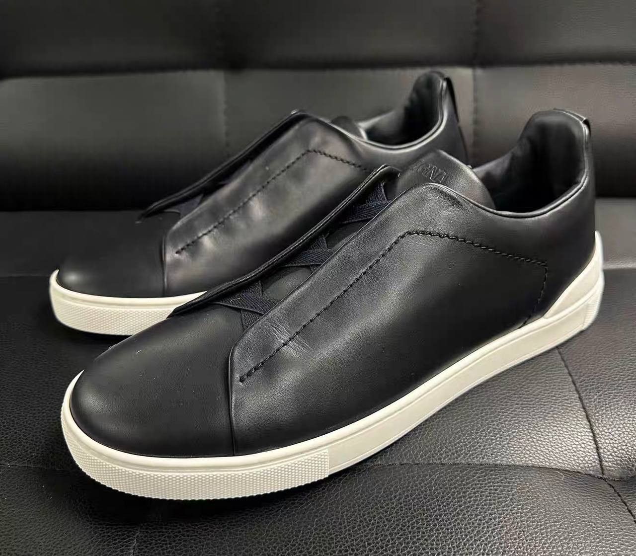 Z Zegna Zegna Triple Stitch Leather Comfortable Size US 10 / EU 43 - 1 Thumbnail
