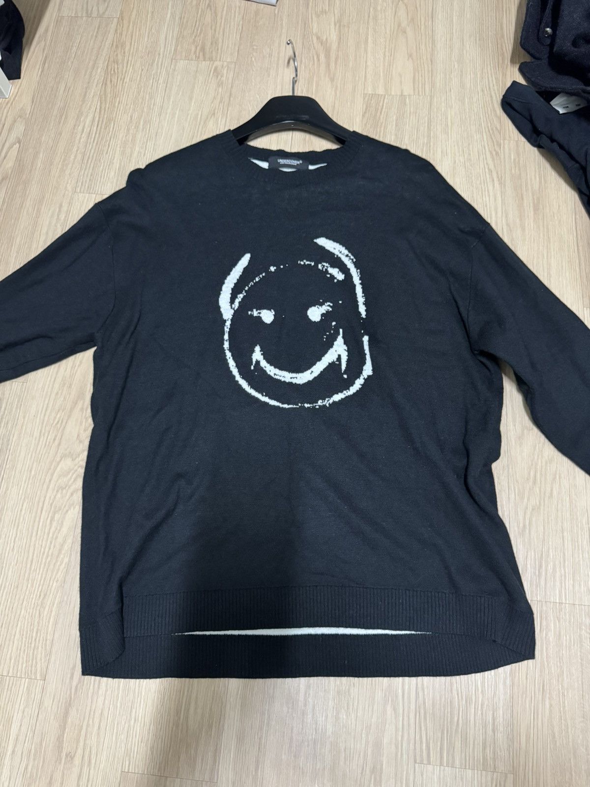 Undercover Undercover long sleeve knit shirt black Size US XL / EU 56 / 4 - 9 Thumbnail