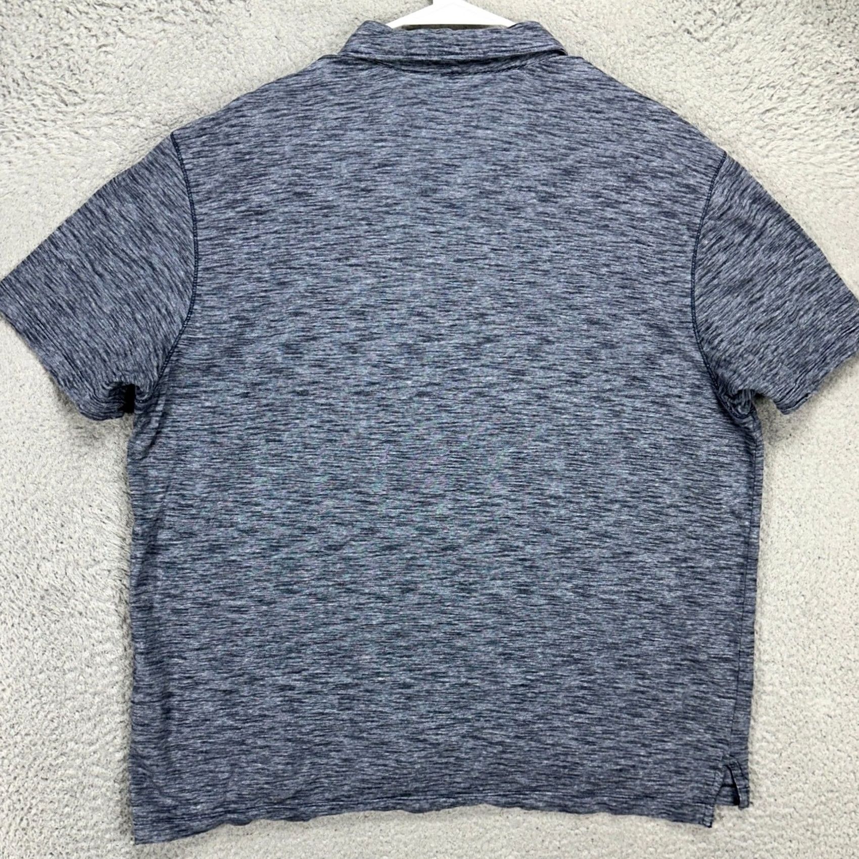 Banana Republic Banana Republic Men Polo Shirt XL Blue Short Sleeve Casual Rugby Cotton Size US XL / EU 56 / 4 - 3 Thumbnail