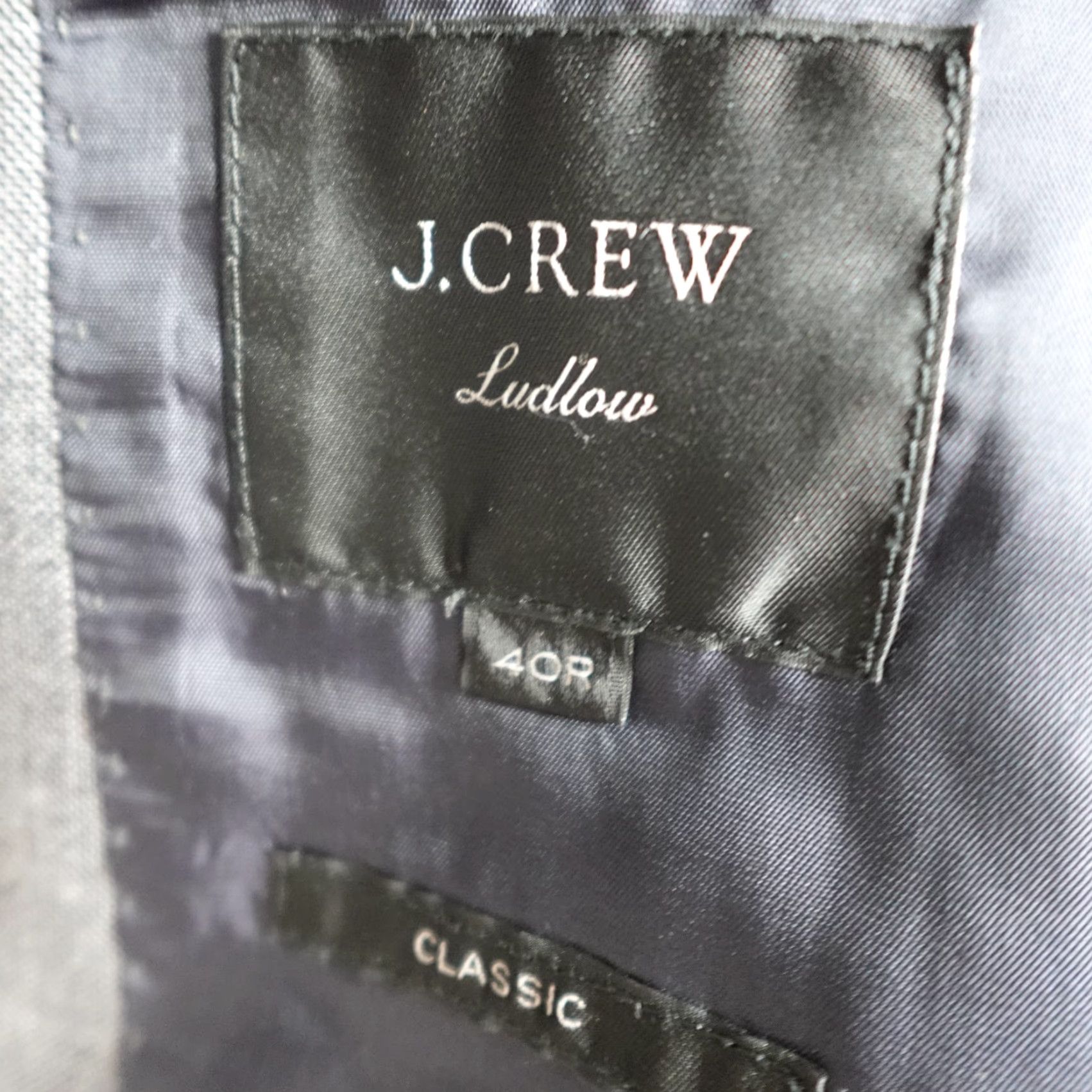 J.Crew J.Crew Ludlow Jacket 40R Gray Four Season Wool Classic Fit Size US XXS / EU 40 - 4 Thumbnail