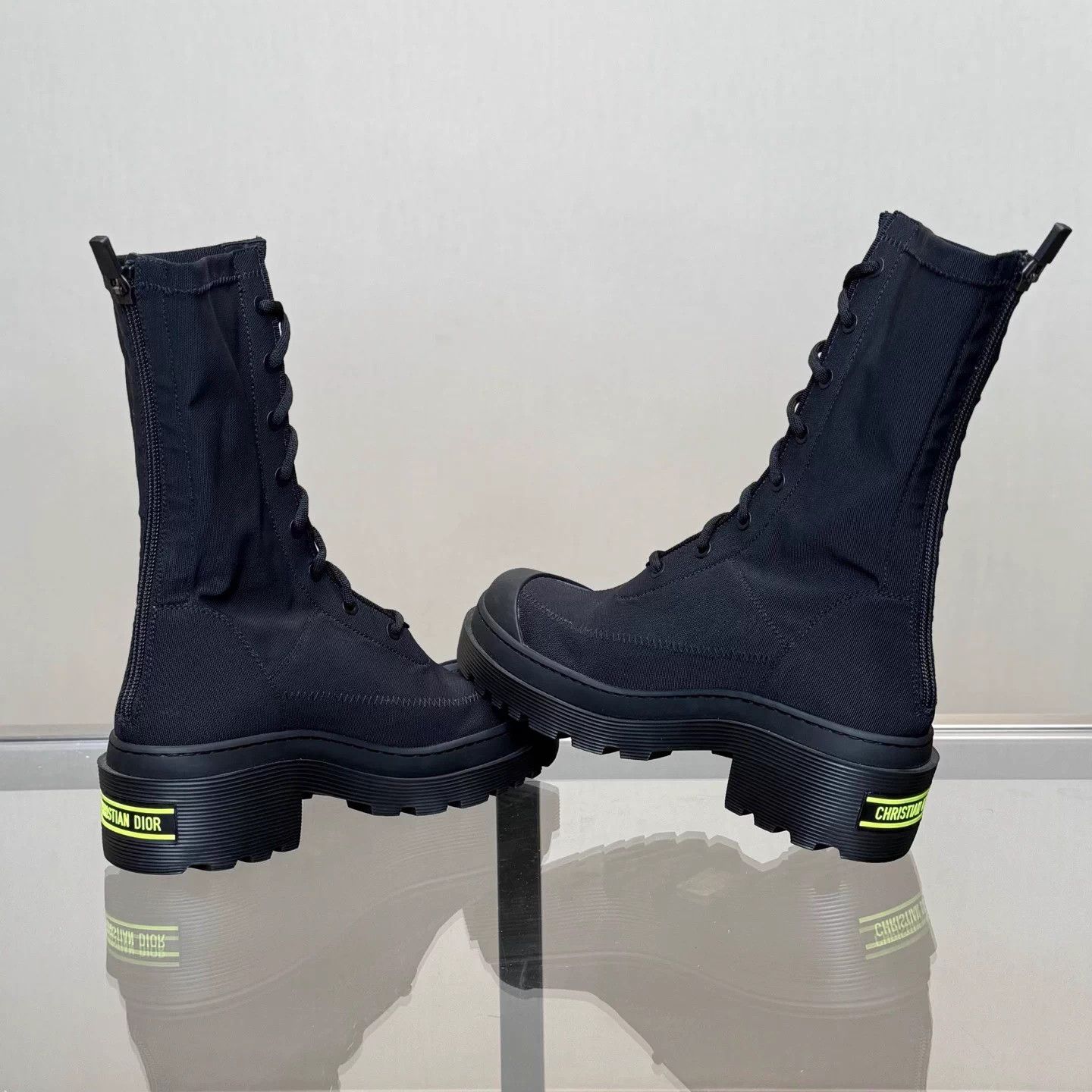 Dior DIOR Arcade Black Boots EUR 37 Size US 6 / IT 36 - 6 Thumbnail