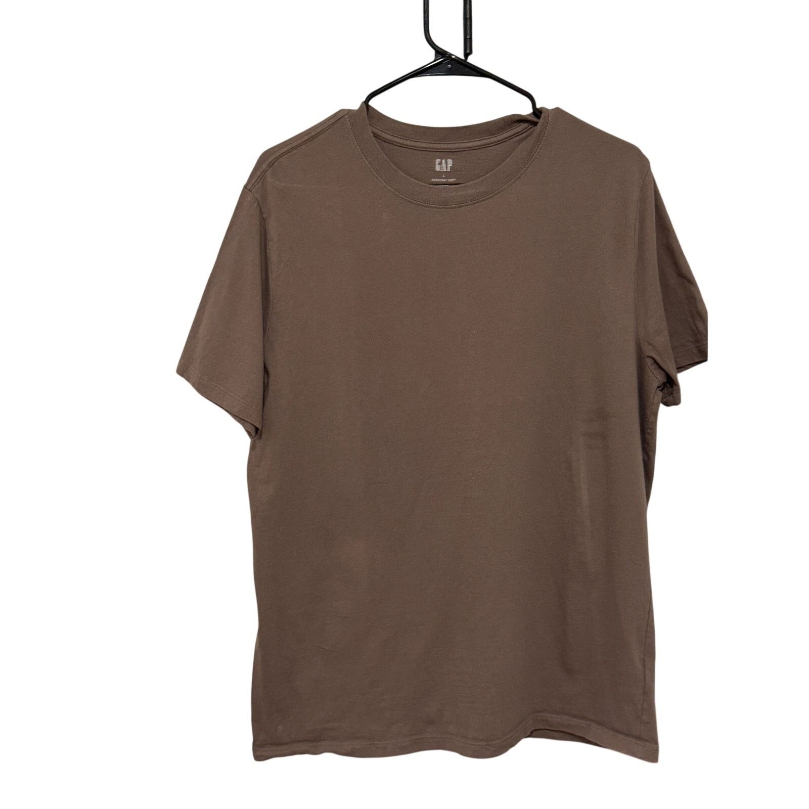 Gap Brown Everyday Soft Short Sleeve Crew Neck Cotton T-Shirt Size US L / EU 52-54 / 3 - 4 Thumbnail