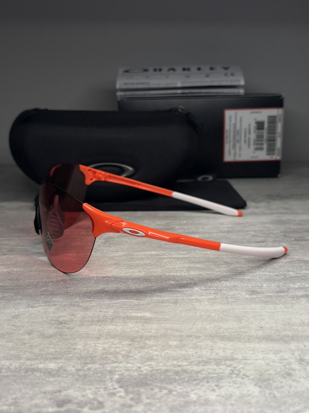 Oakley Oakley EVZero Ascend Safety Orange / Prizm Peach Glasses Size ONE SIZE - 6 Thumbnail