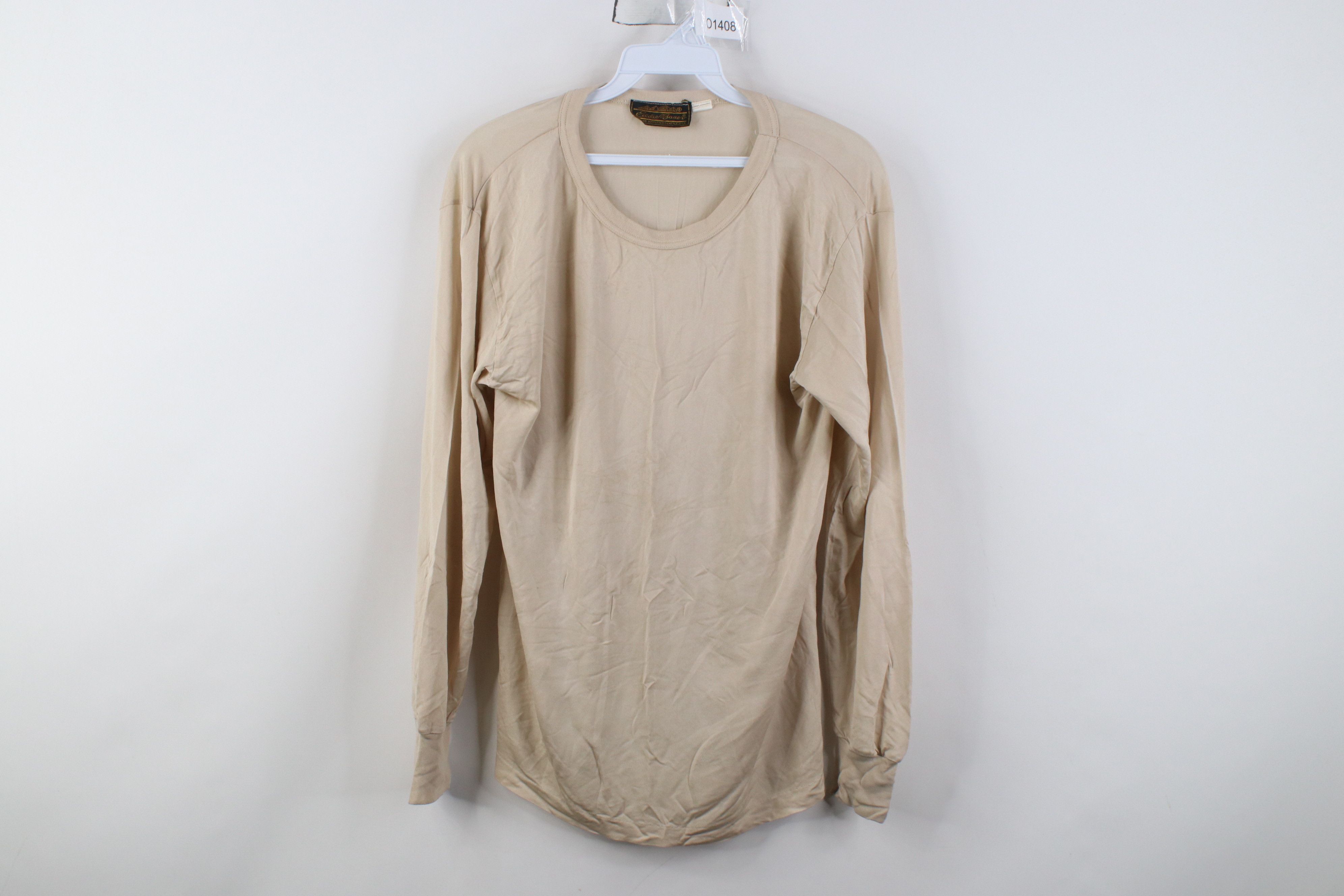 Eddie Bauer Vintage 90s Eddie Bauer Thermal Knit Long Sleeve T-Shirt Size US L / EU 52-54 / 3 - 1 Thumbnail
