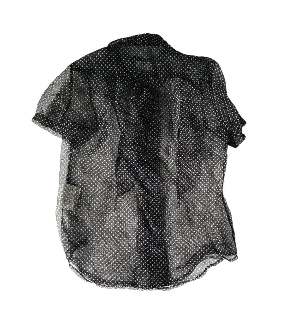 Comme des Garcons Black cdg AD2008 sheer polkadot shirt Size US S / EU 44-46 / 1 - 7 Thumbnail