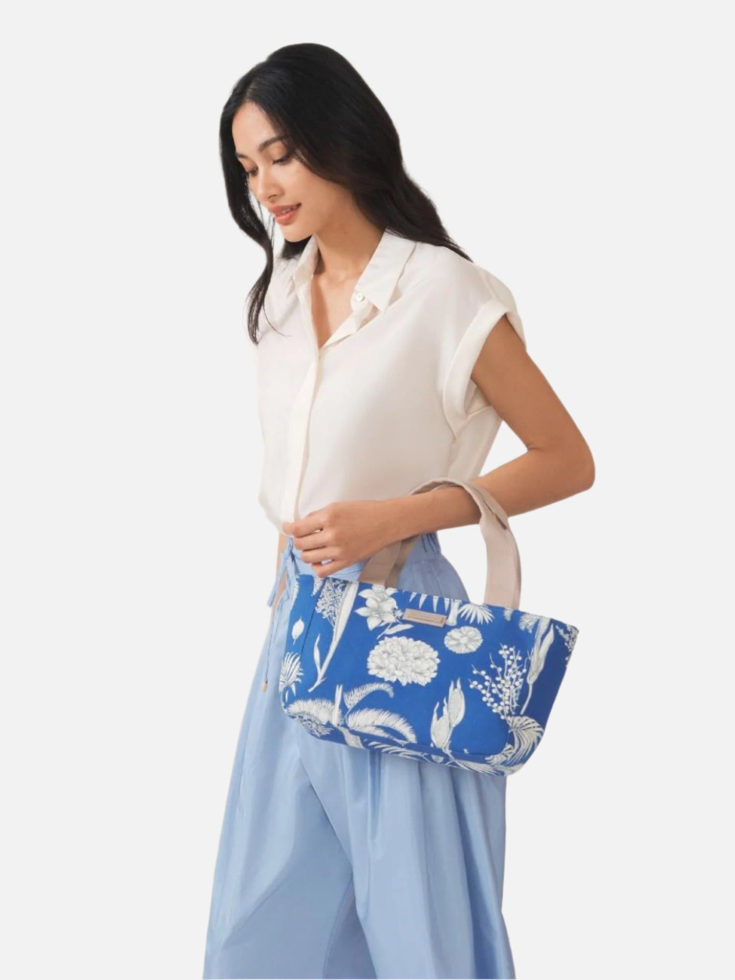 Jim Thompson Jim Thompson | The Botanical Bloom Small Canvas Tote Size ONE SIZE - 4 Thumbnail