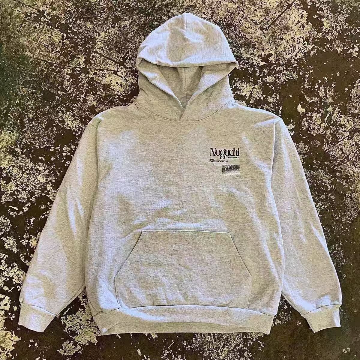Japanese Brand × Vintage Grey Vintage Distressed Coffee Table Print Hoodie Size US M / EU 48-50 / 2 - 2 Thumbnail