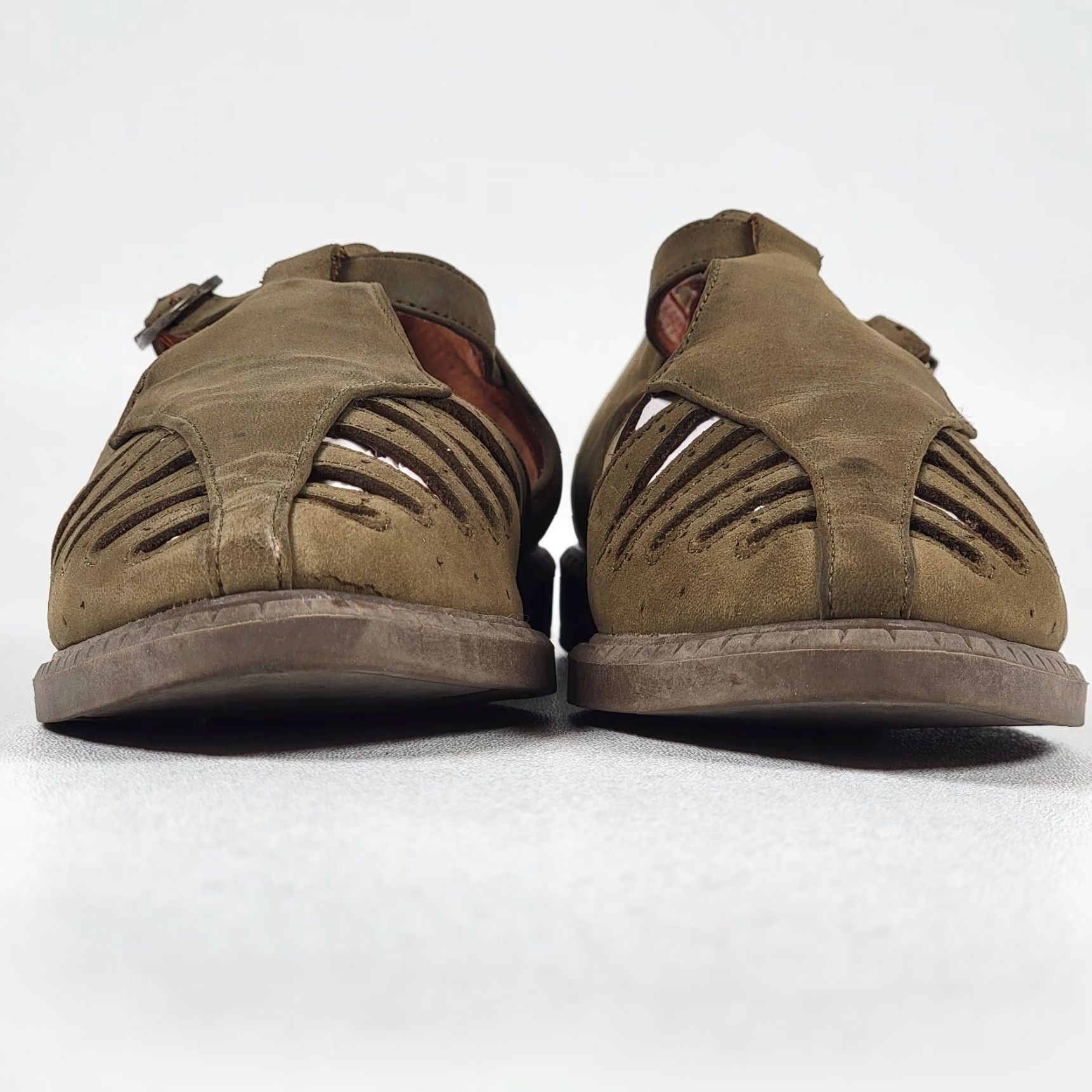 Vintage Brass Plum Comfort T Strap Mary Jane Flat Women 5.5 US Brown Leather Size US 6 / IT 36 - 2 Thumbnail