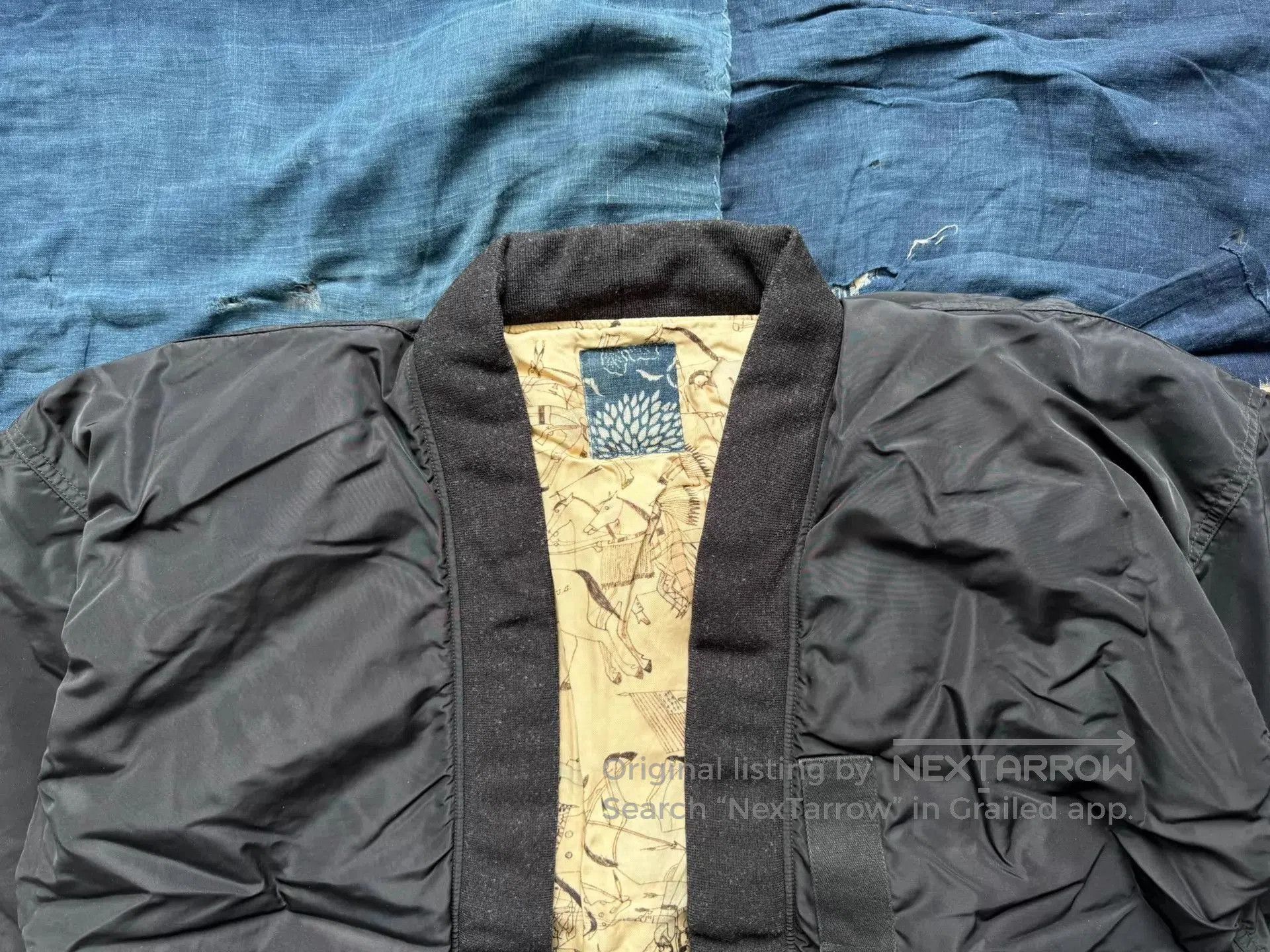 Visvim Black Lightweight Short Sleeve Jacket. Size US XL / EU 56 / 4 - 4 Thumbnail