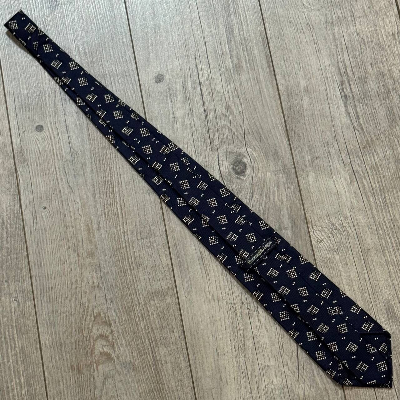 Ermenegildo Zegna Vintage Ermegildo Zegna Napoli Couture Silk Tie Size ONE SIZE - 8 Thumbnail