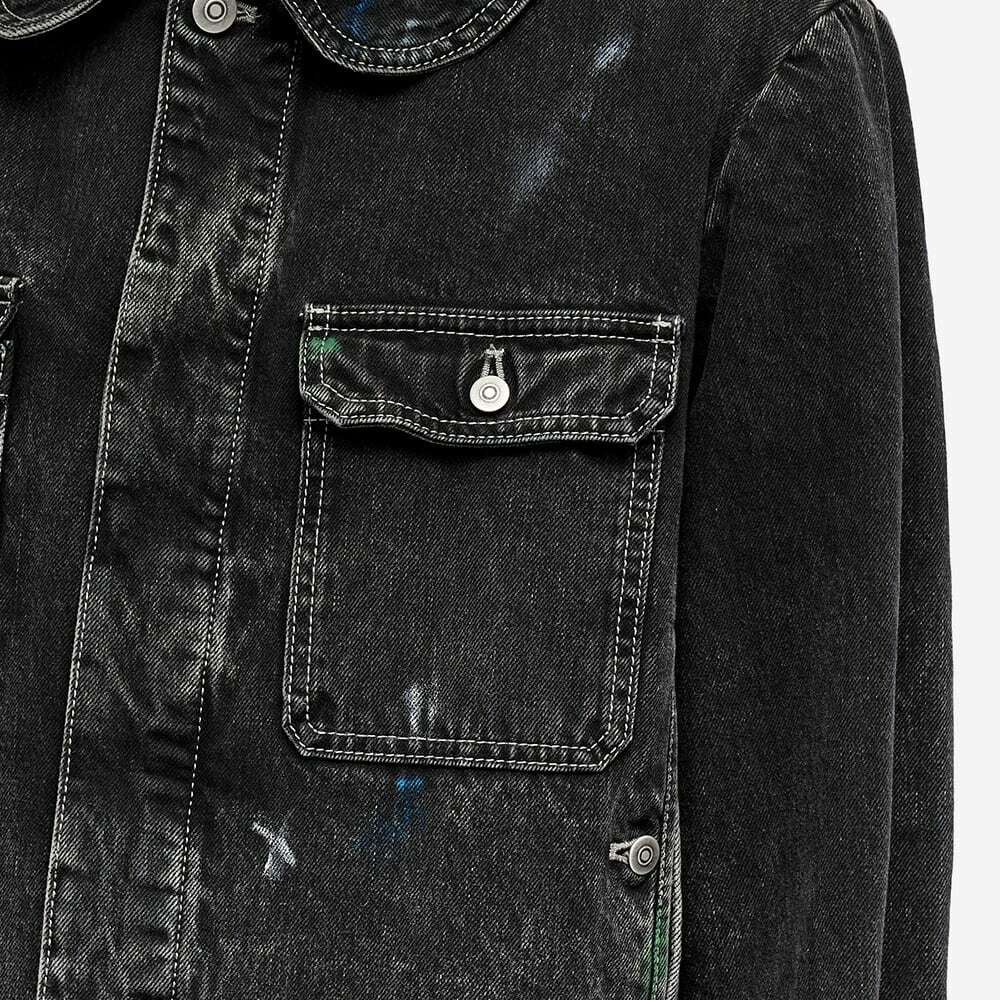 Maison Margiela o1y0625 Denim Jacket in Black Size S / US 4 / IT 40 - 2 Thumbnail