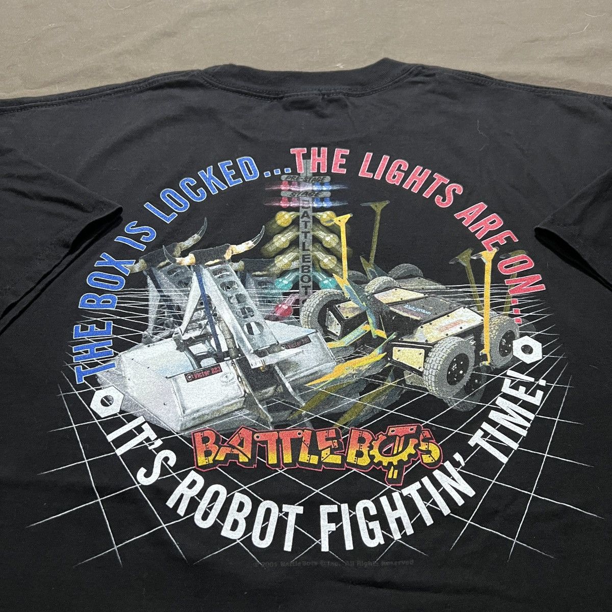 Vintage Vintage 2001 BattleBots 2XL series Comedy Robot Graphic Size US XXL / EU 58 / 5 - 1 Thumbnail