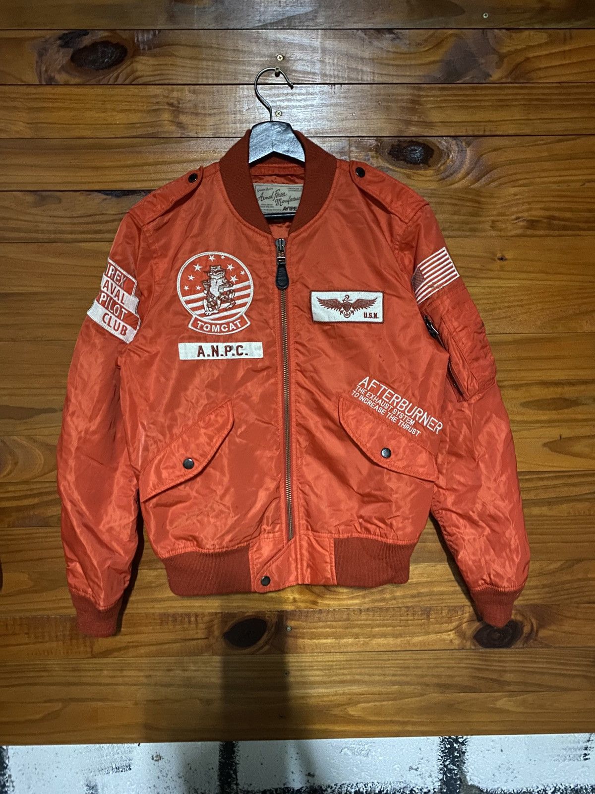 Avirex Avirex Supersonic Flight MA-1 Jacket F14 Tomcat Patch Bomber Size US M / EU 48-50 / 2 - 4 Thumbnail