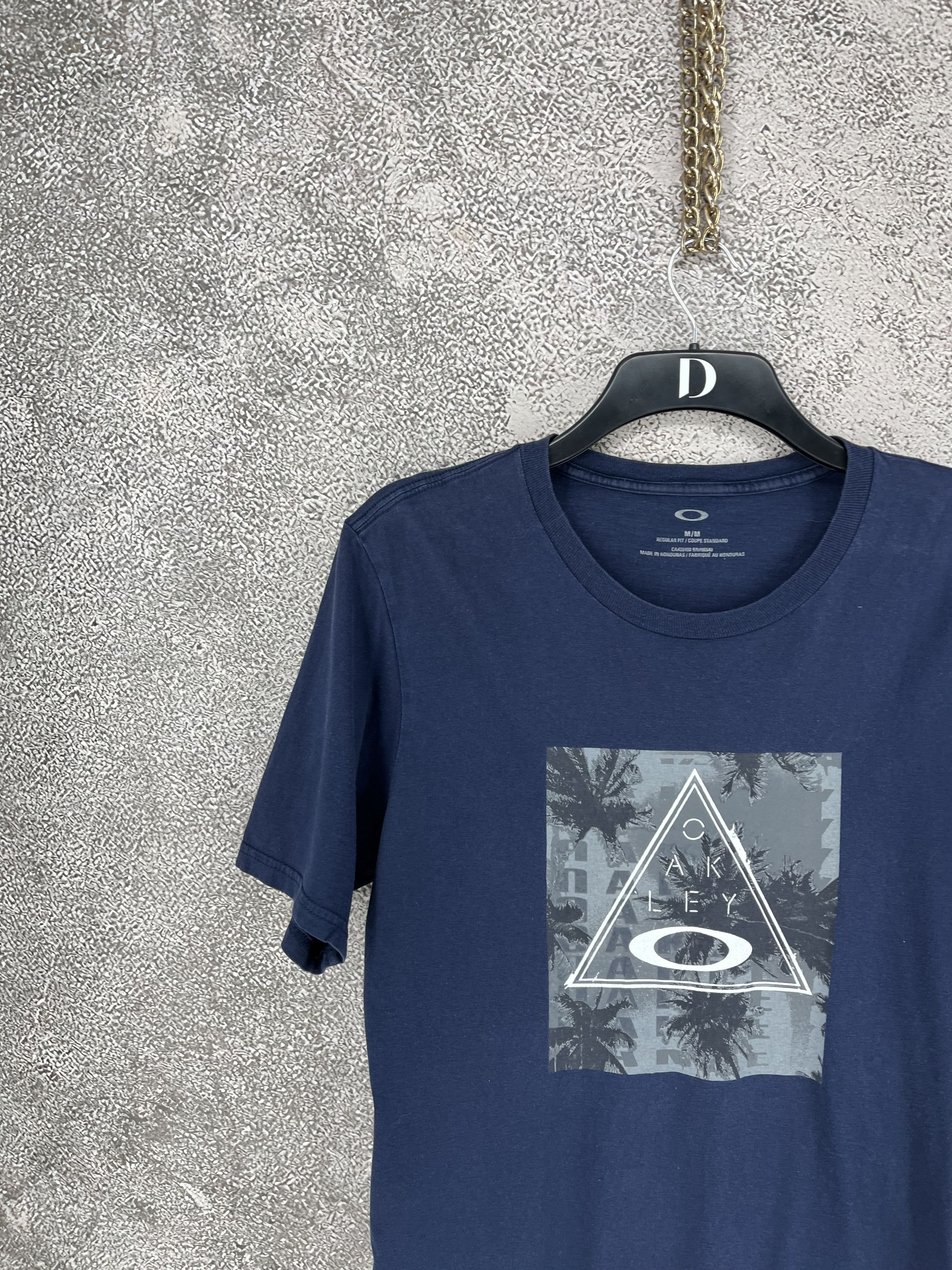 Oakley Oakley Pyramid Palm Tree Shirt Size M Surf Skate Blue Size US M / EU 48-50 / 2 - 4 Thumbnail