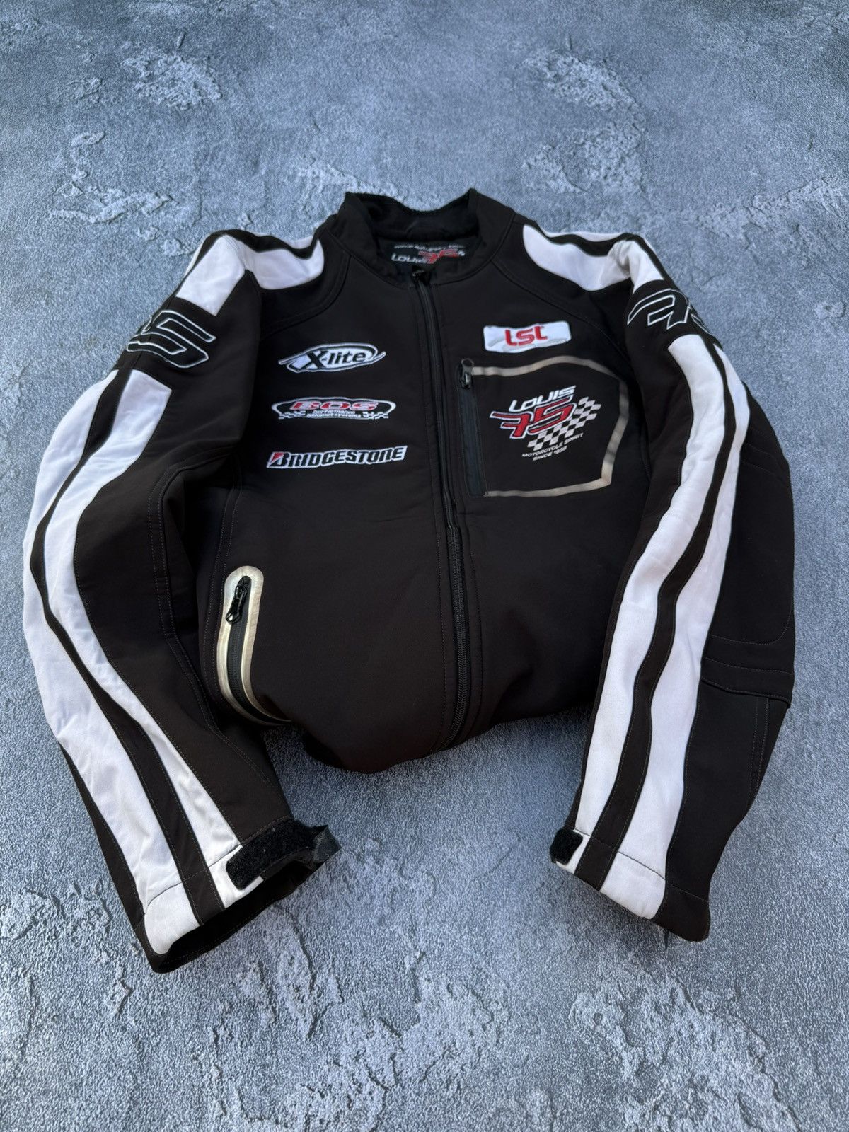 Other Vintage Bridgestone Louis 75 Motorcycle Racing jacket Size US L / EU 52-54 / 3 - 2 Thumbnail