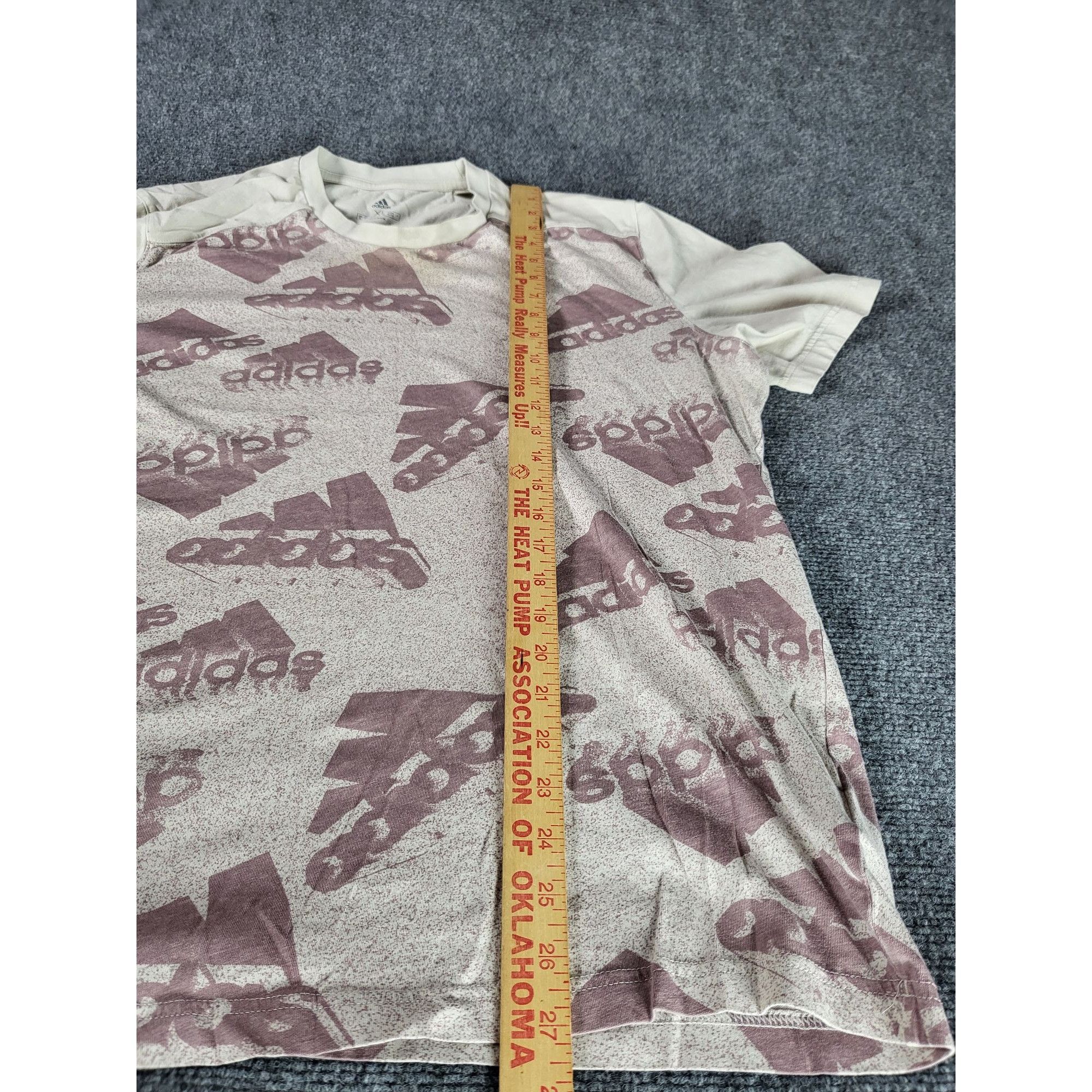 Adidas Adidas Brand Love Logo Tshirt Men Sz XL HK0377 Brown Virtual Size US XL / EU 56 / 4 - 3 Thumbnail
