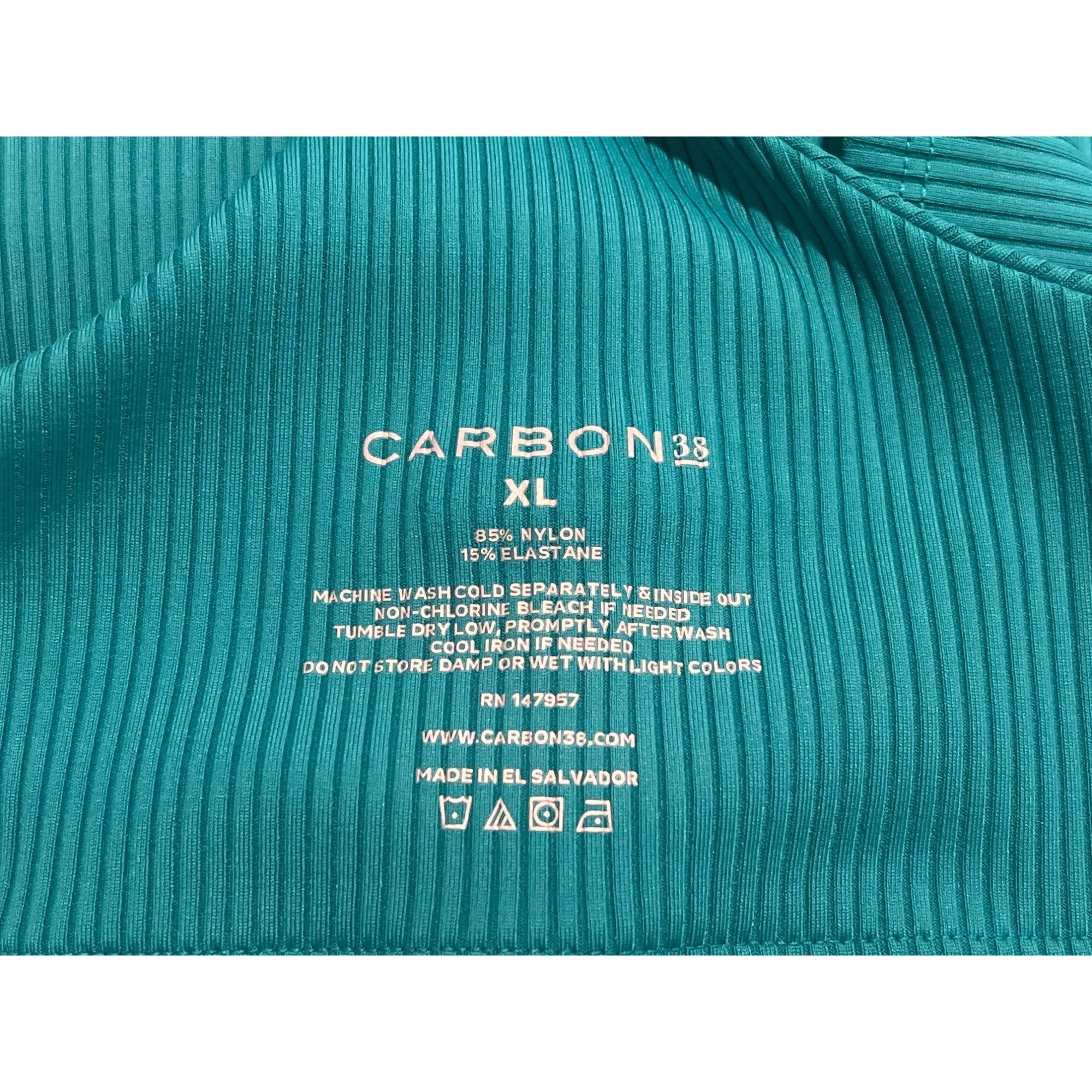 Carbon CARBON38 Cut Out Halter Neck Ribbed Cami Size XL Size XL / US 12-14 / IT 48-50 - 7 Thumbnail